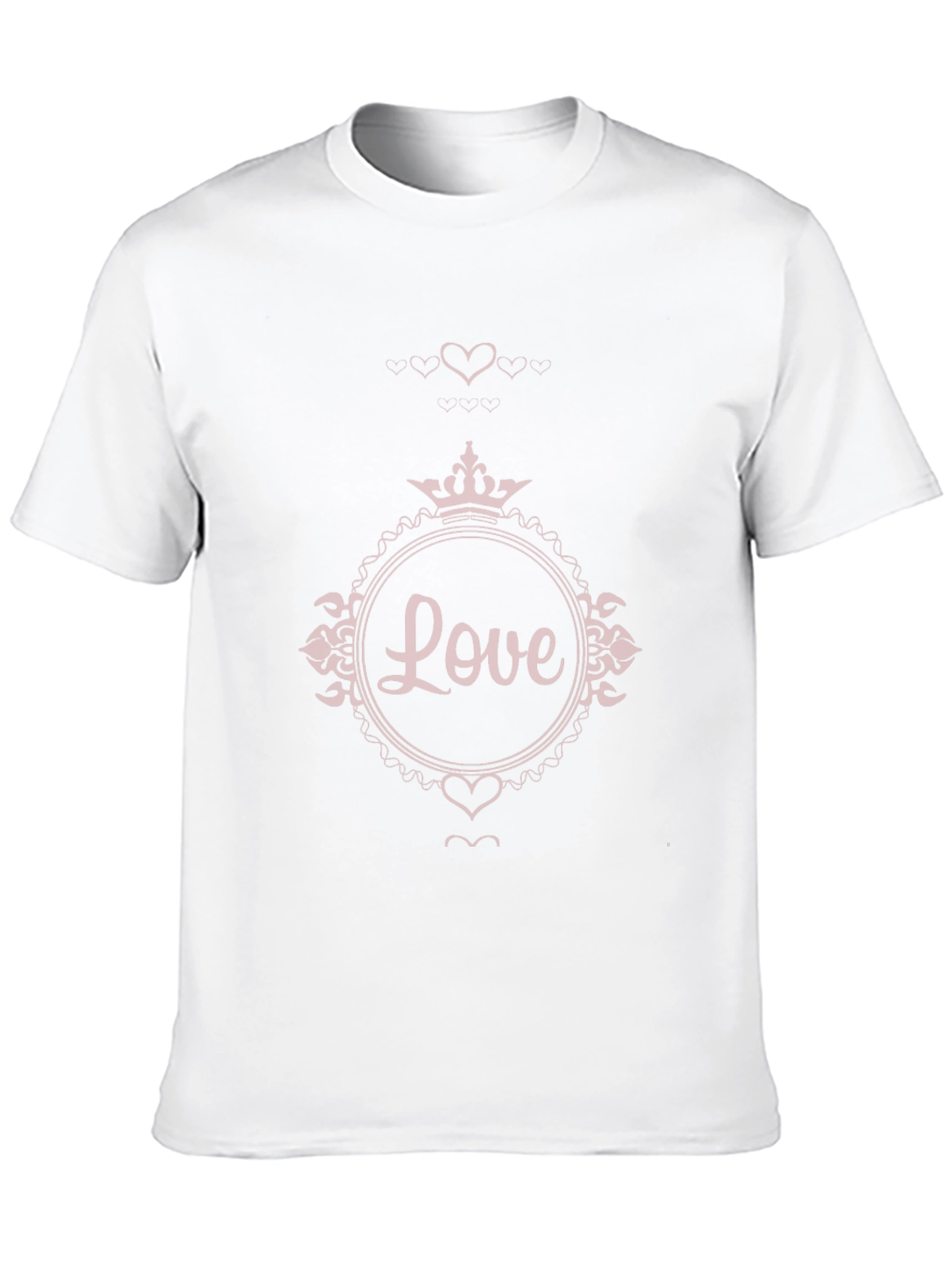 Love Crown Graphic Black Tee