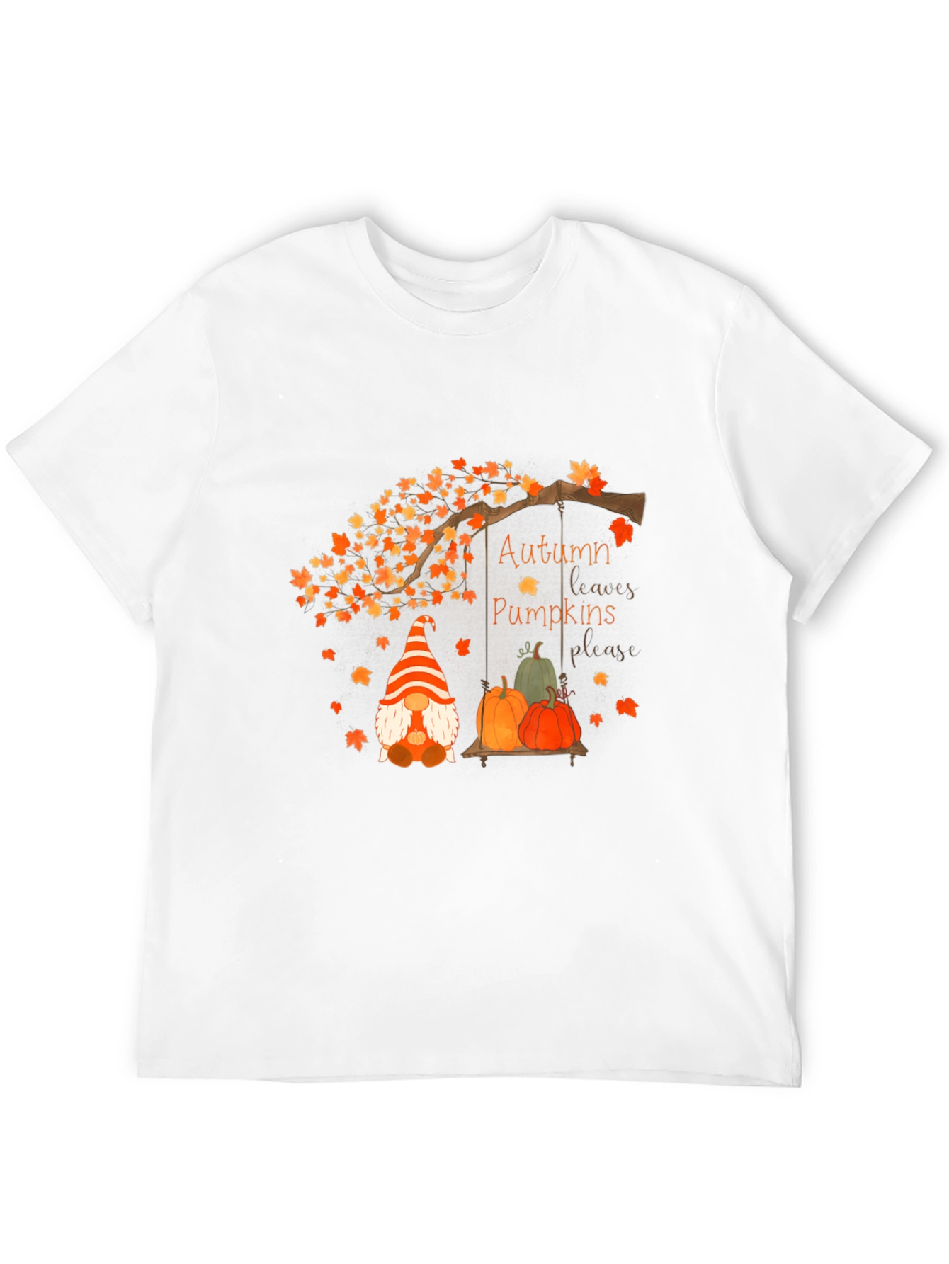 Autumn Gnome Pumpkin T-Shirt