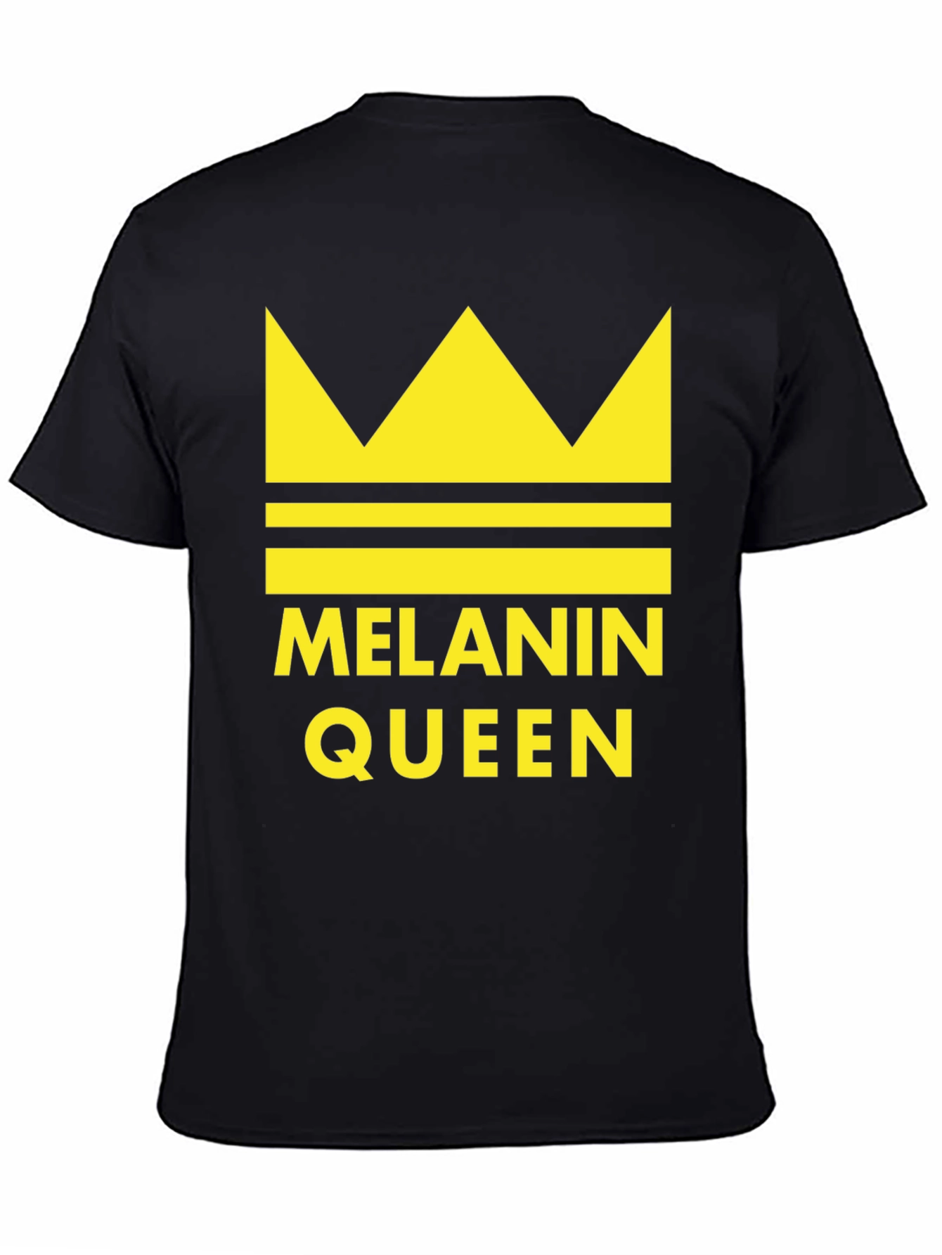 Melanin Queen Black T-Shirt Crown Graphic Tee