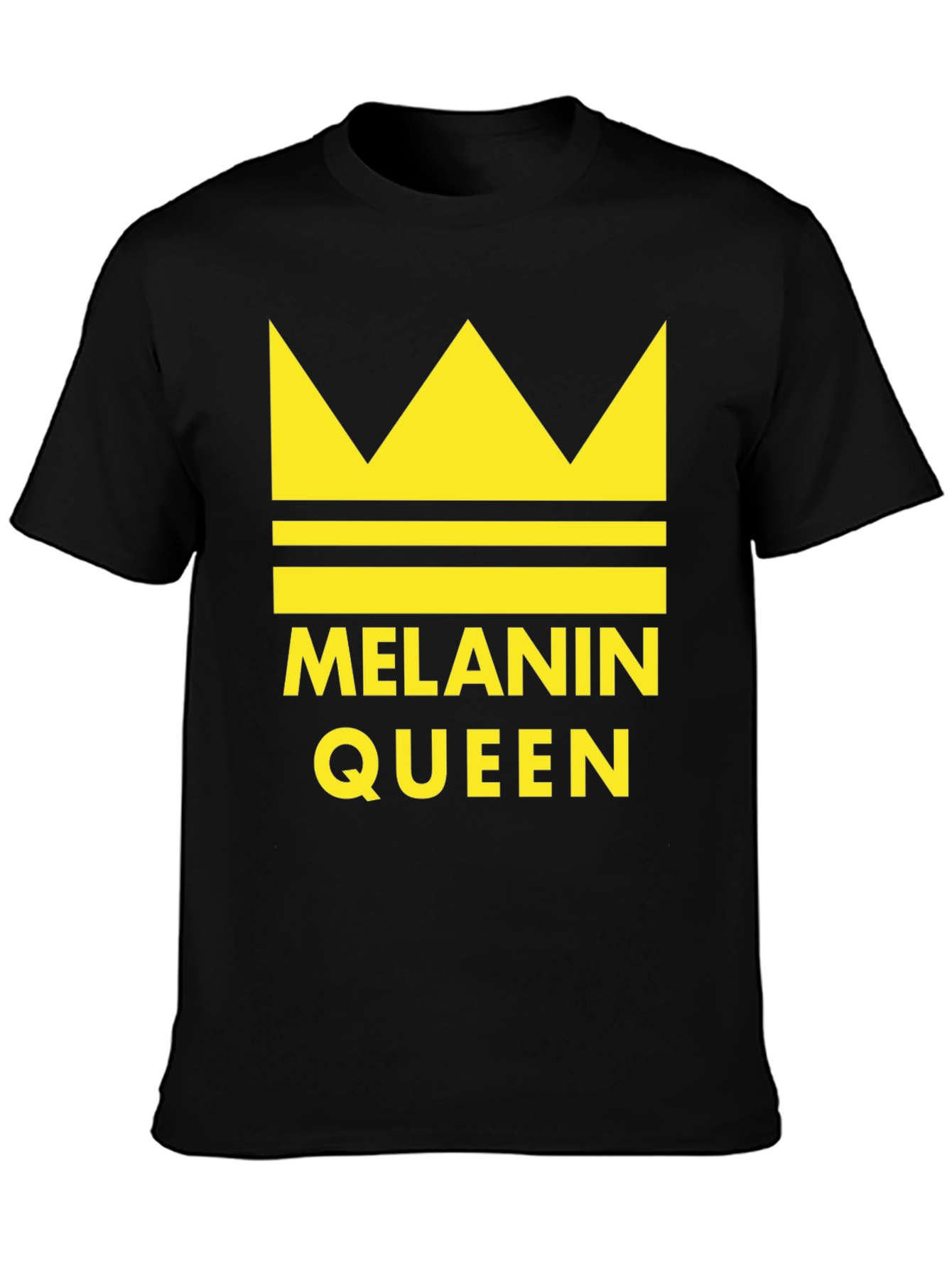 Melanin Queen Black T-Shirt Crown Graphic Tee