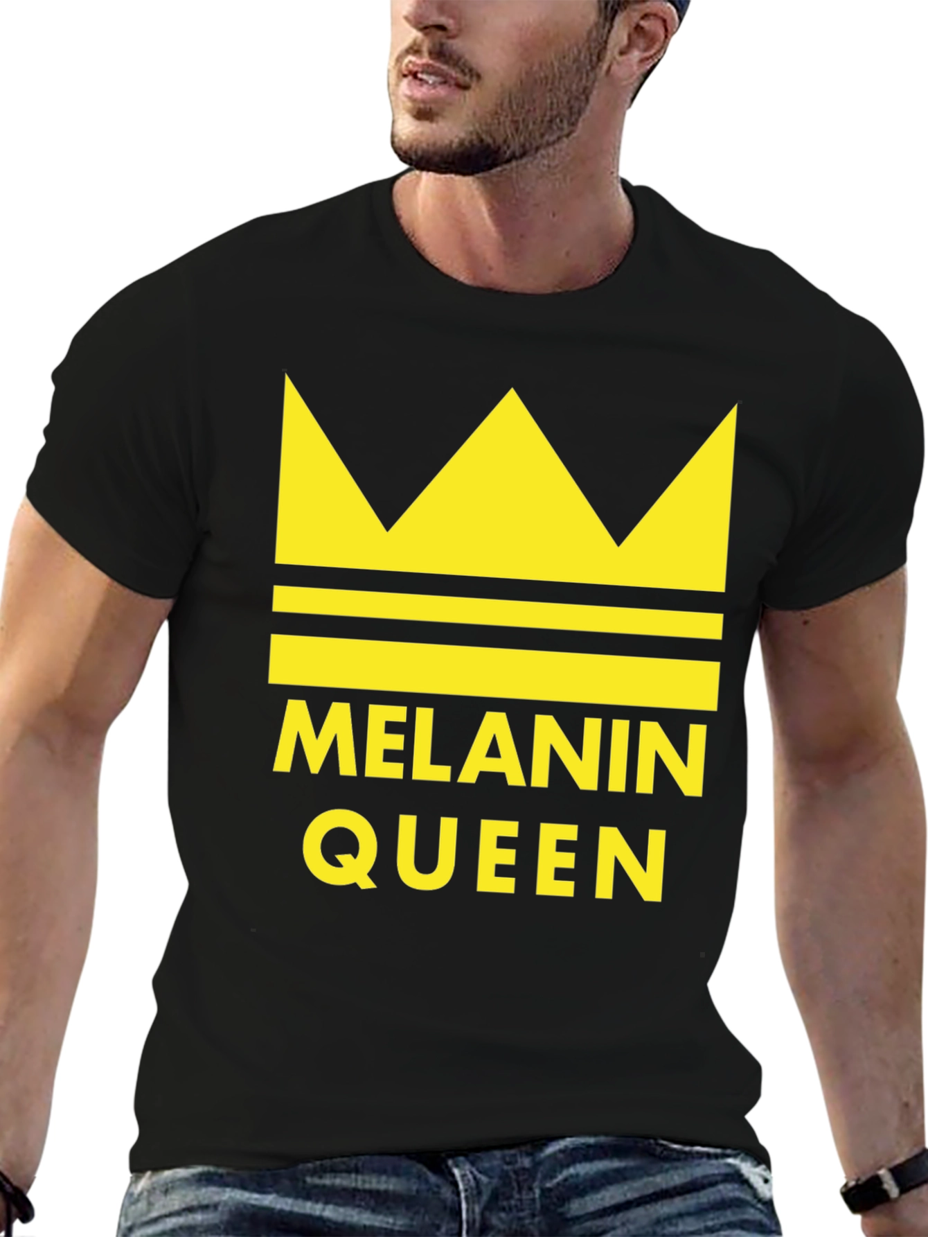 Melanin Queen Black T-Shirt Crown Graphic Tee