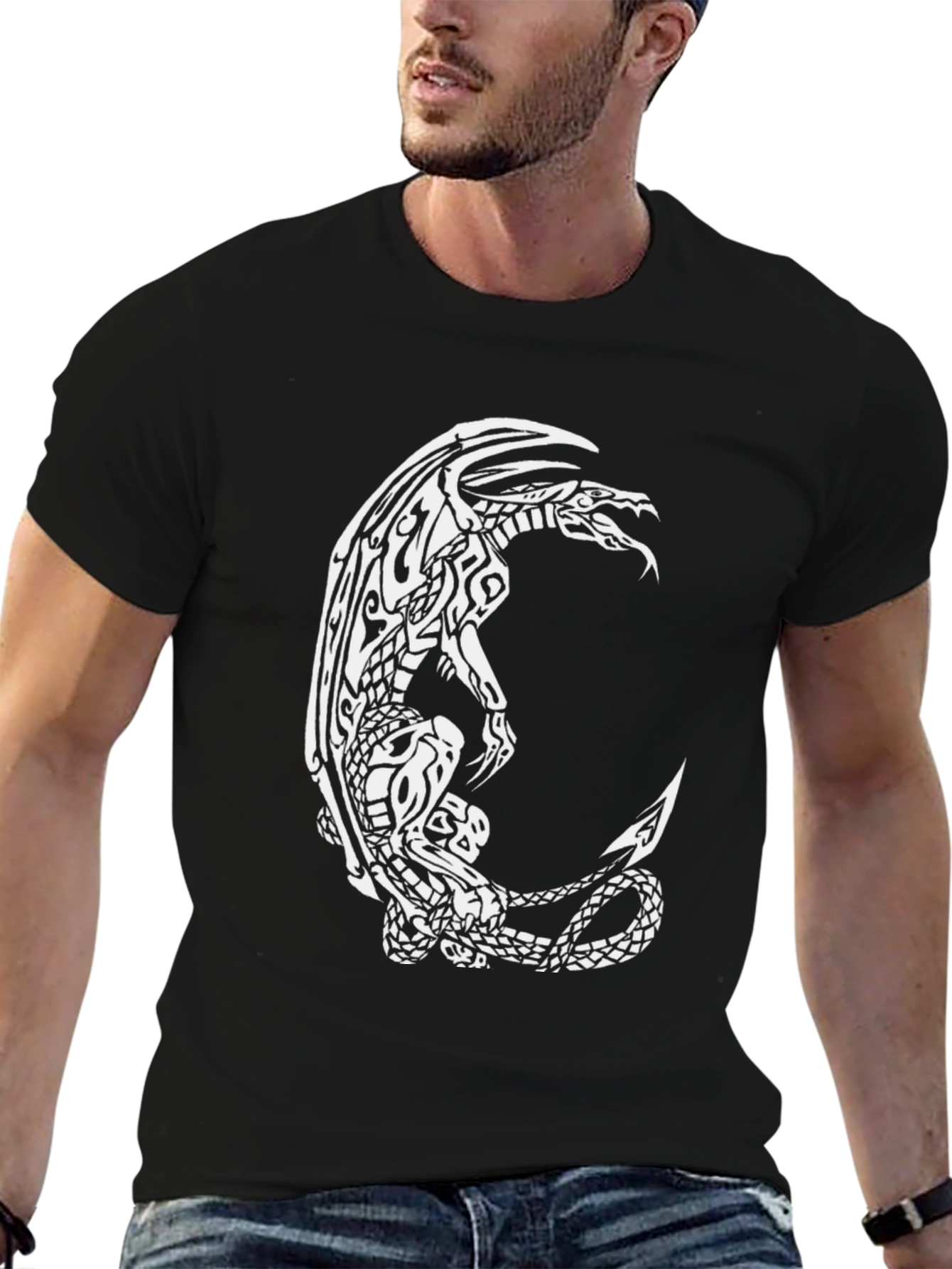 Dragon Graphic Black T-Shirt