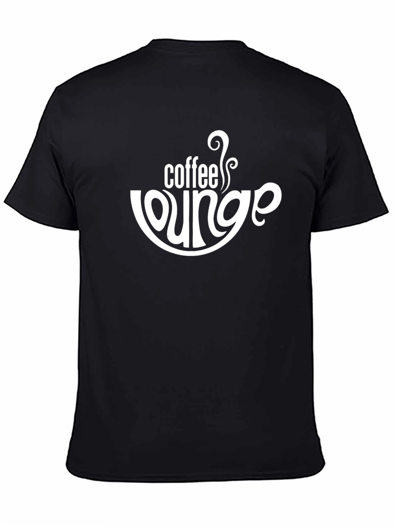 Coffee Lounge Graphic Tee - Unisex Black T-Shirt
