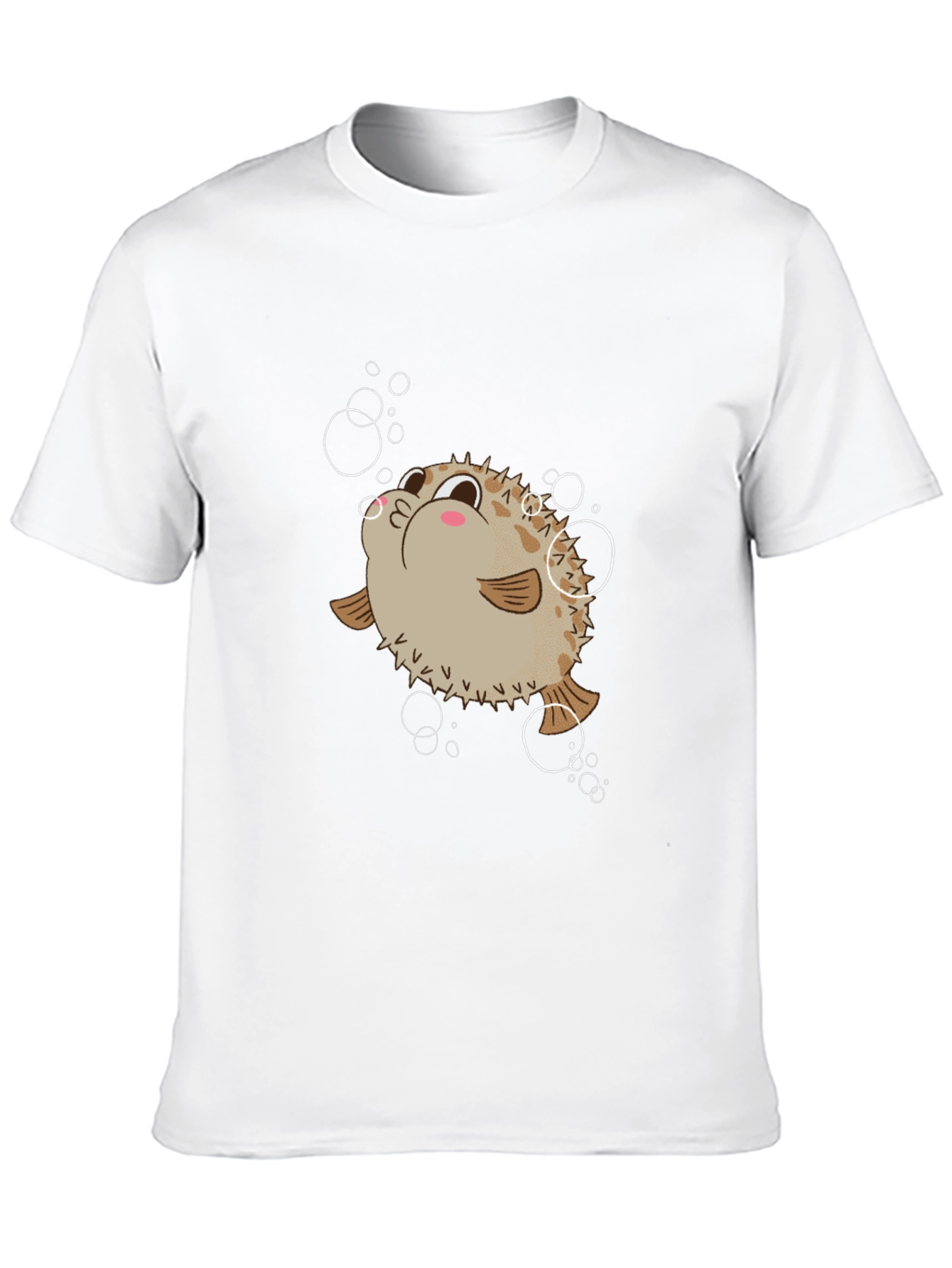 Puffer Fish Black T-Shirt