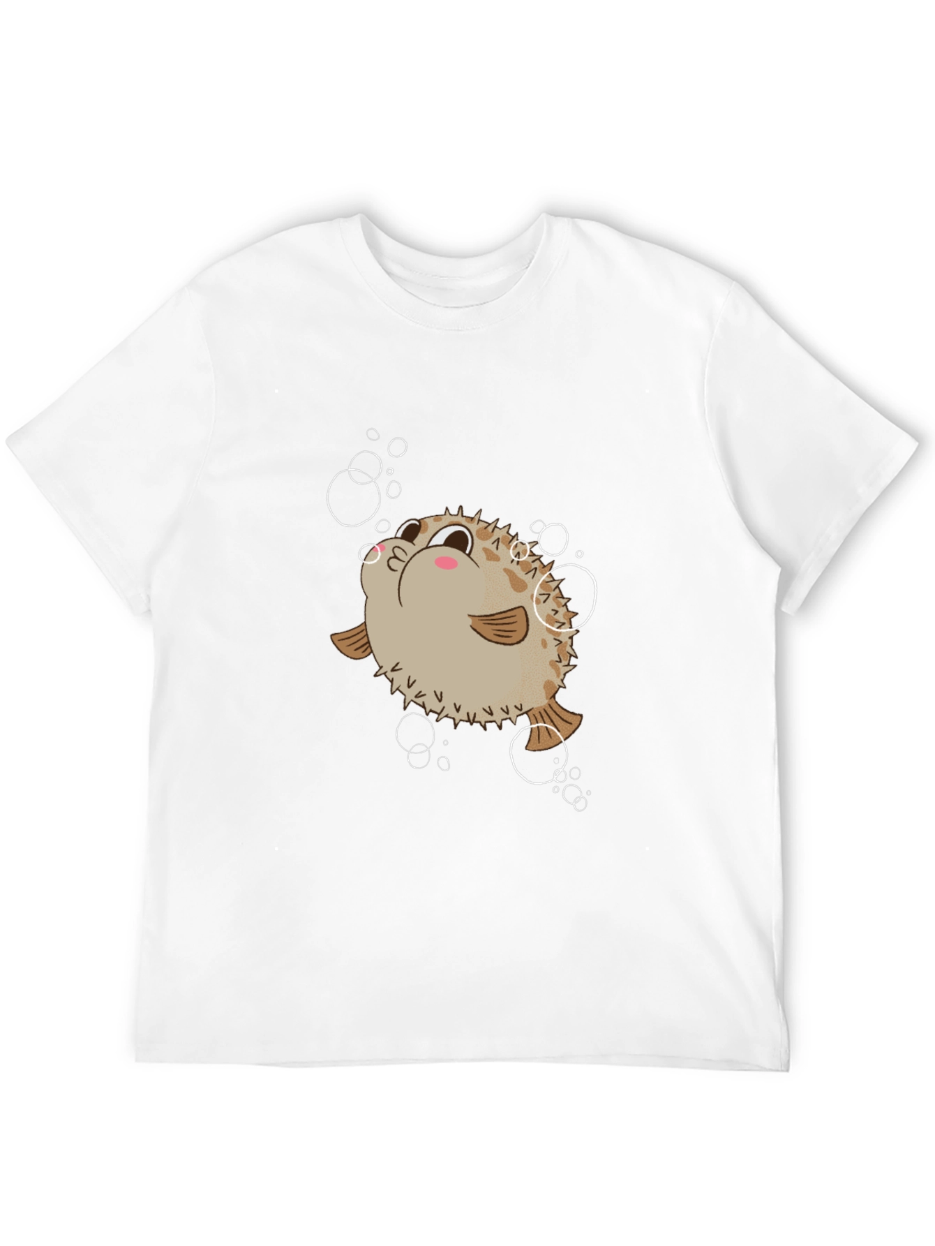 Puffer Fish Black T-Shirt