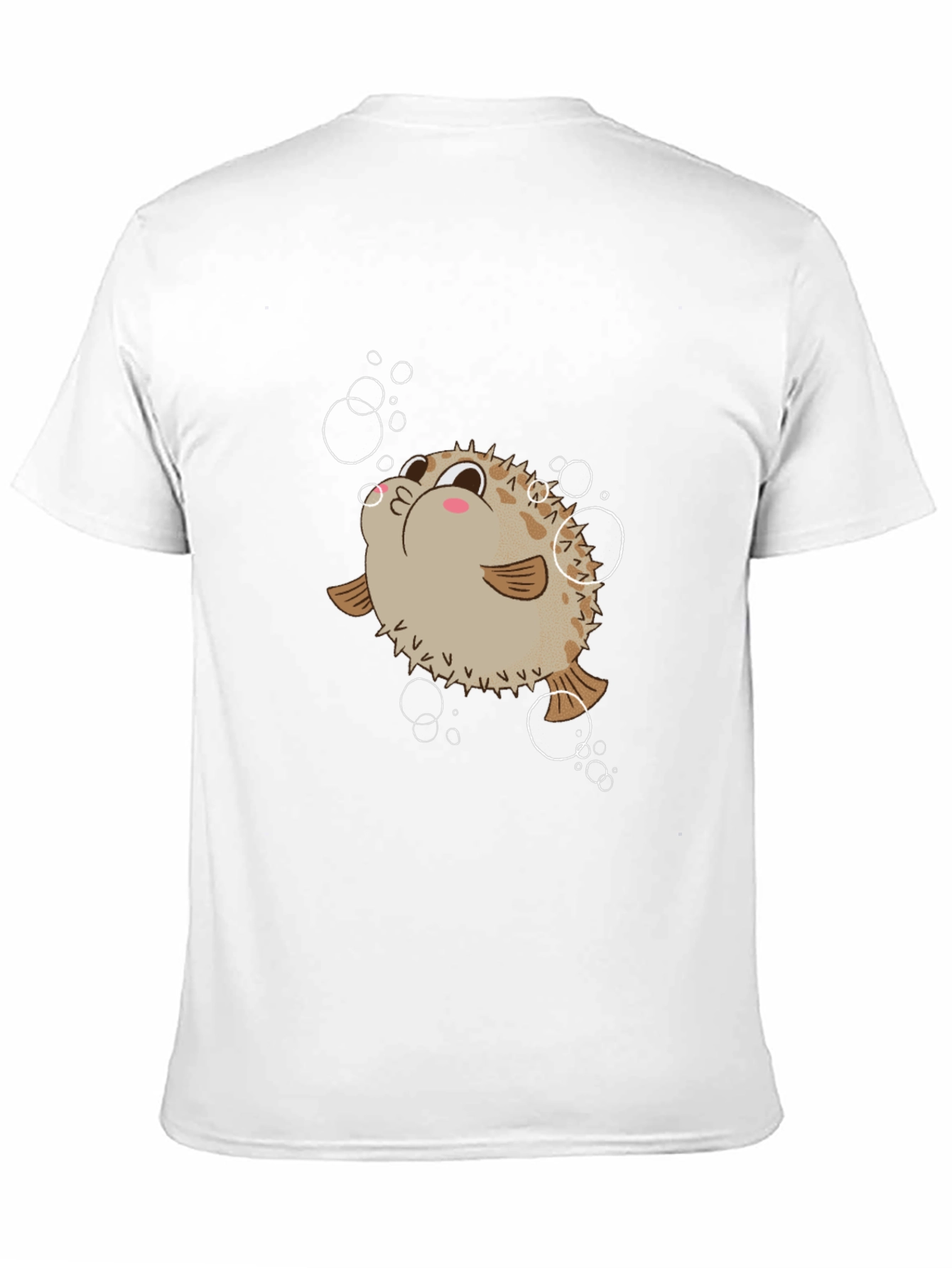 Puffer Fish Black T-Shirt