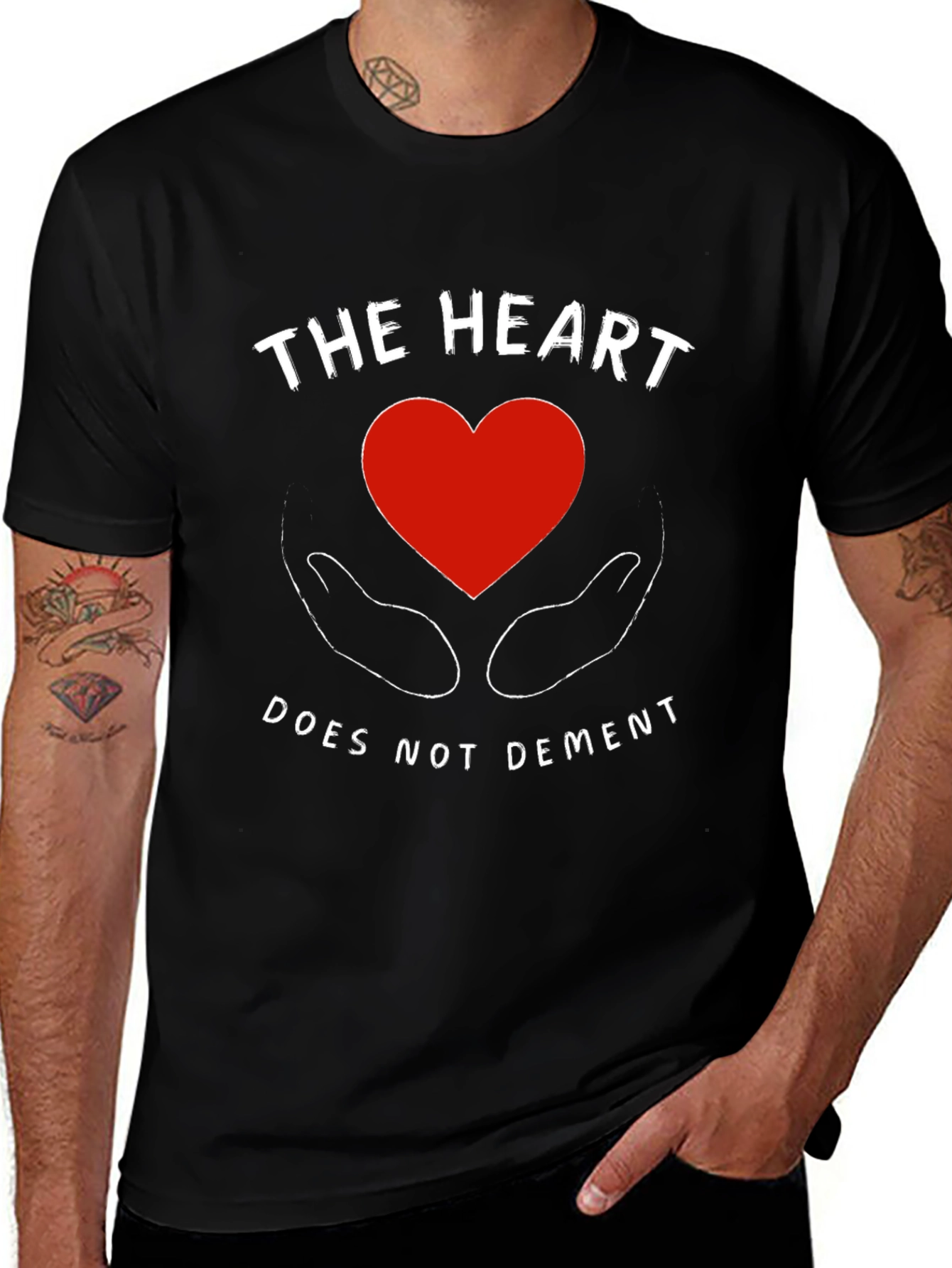 The Heart Does Not Dement Graphic T-Shirt