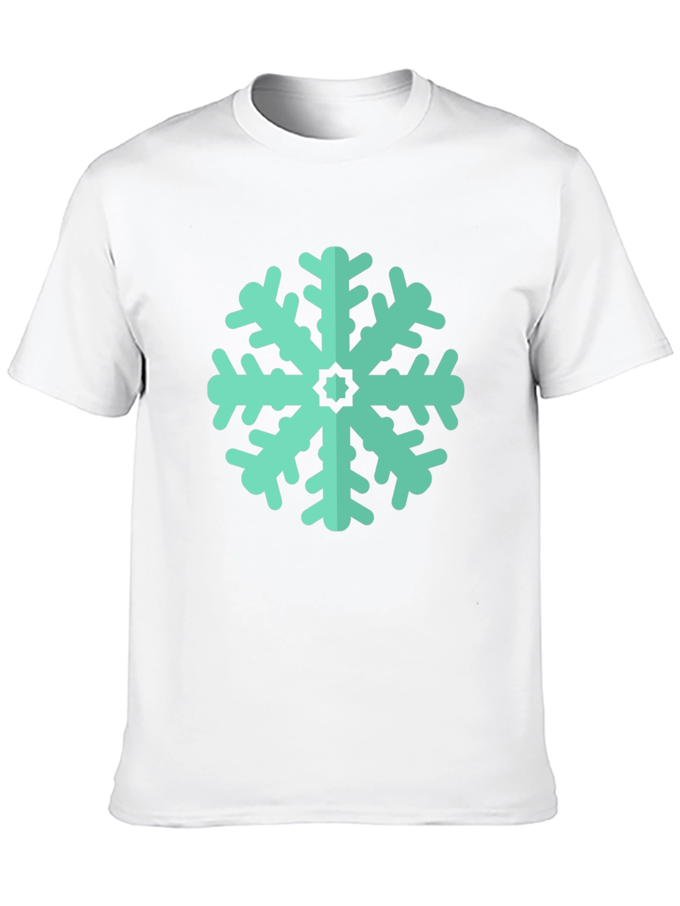 Snowflake Graphic Tee - Stylish Winter Apparel