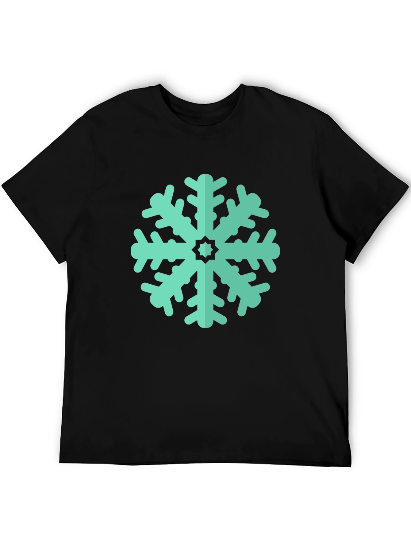 Snowflake Graphic Tee - Stylish Winter Apparel