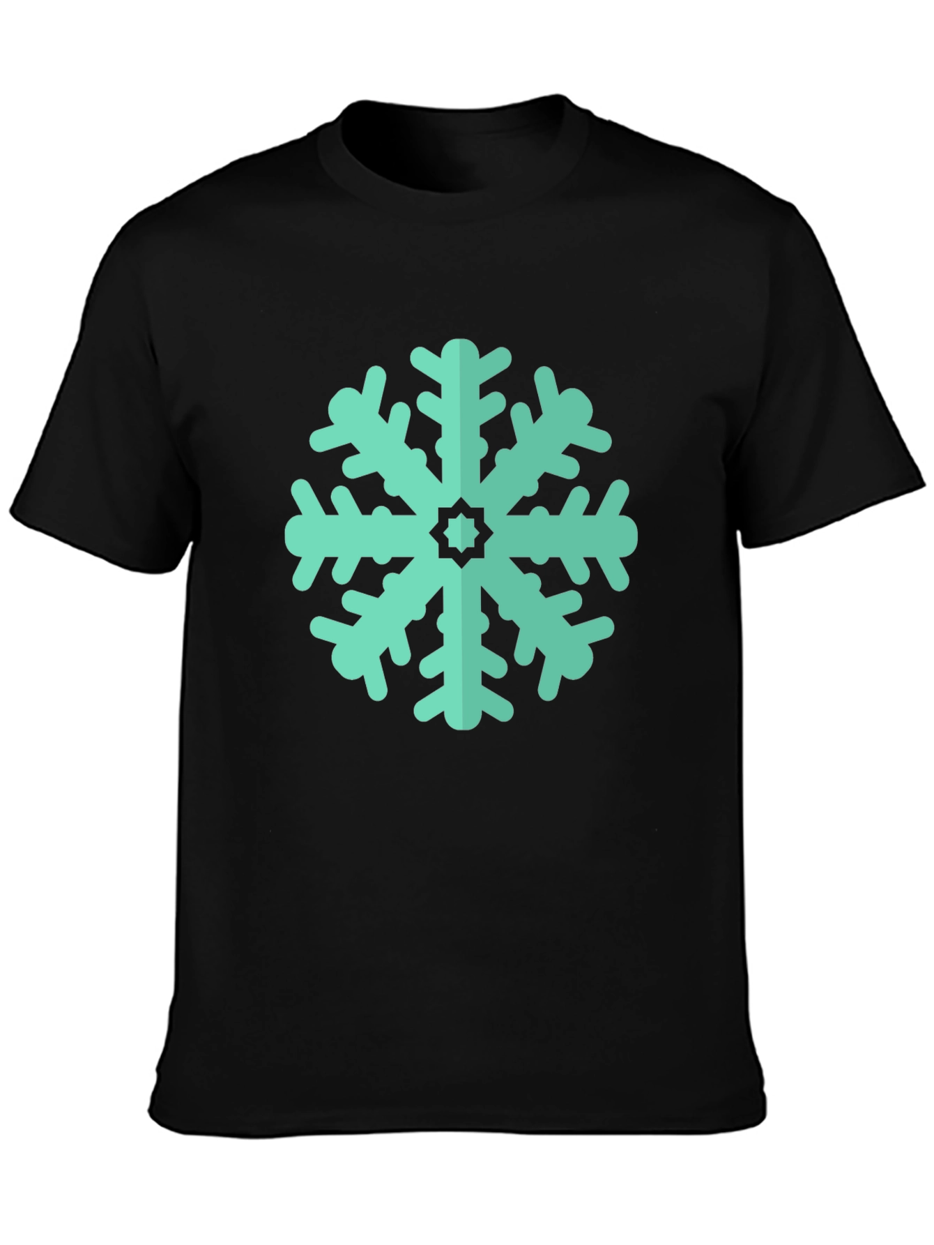 Snowflake Graphic Tee - Stylish Winter Apparel