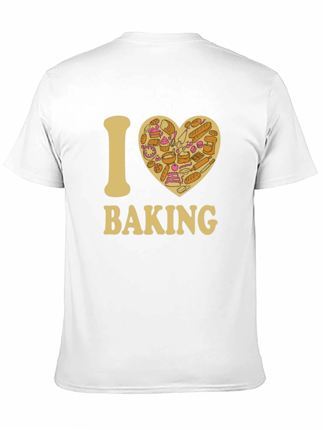 I Heart Baking Black T-Shirt