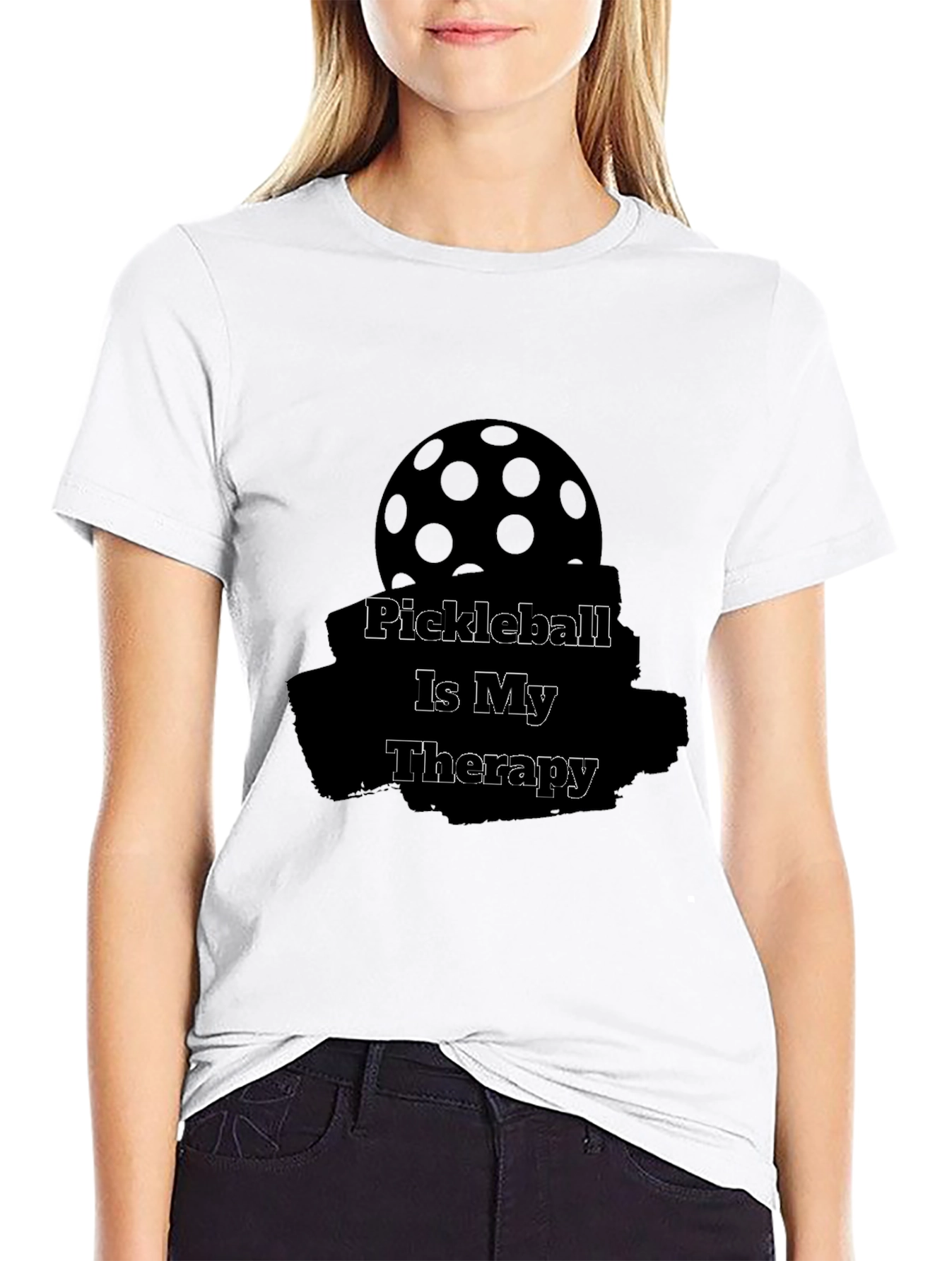 Pickleball is My Therapy T-Shirt | Sports Apparel