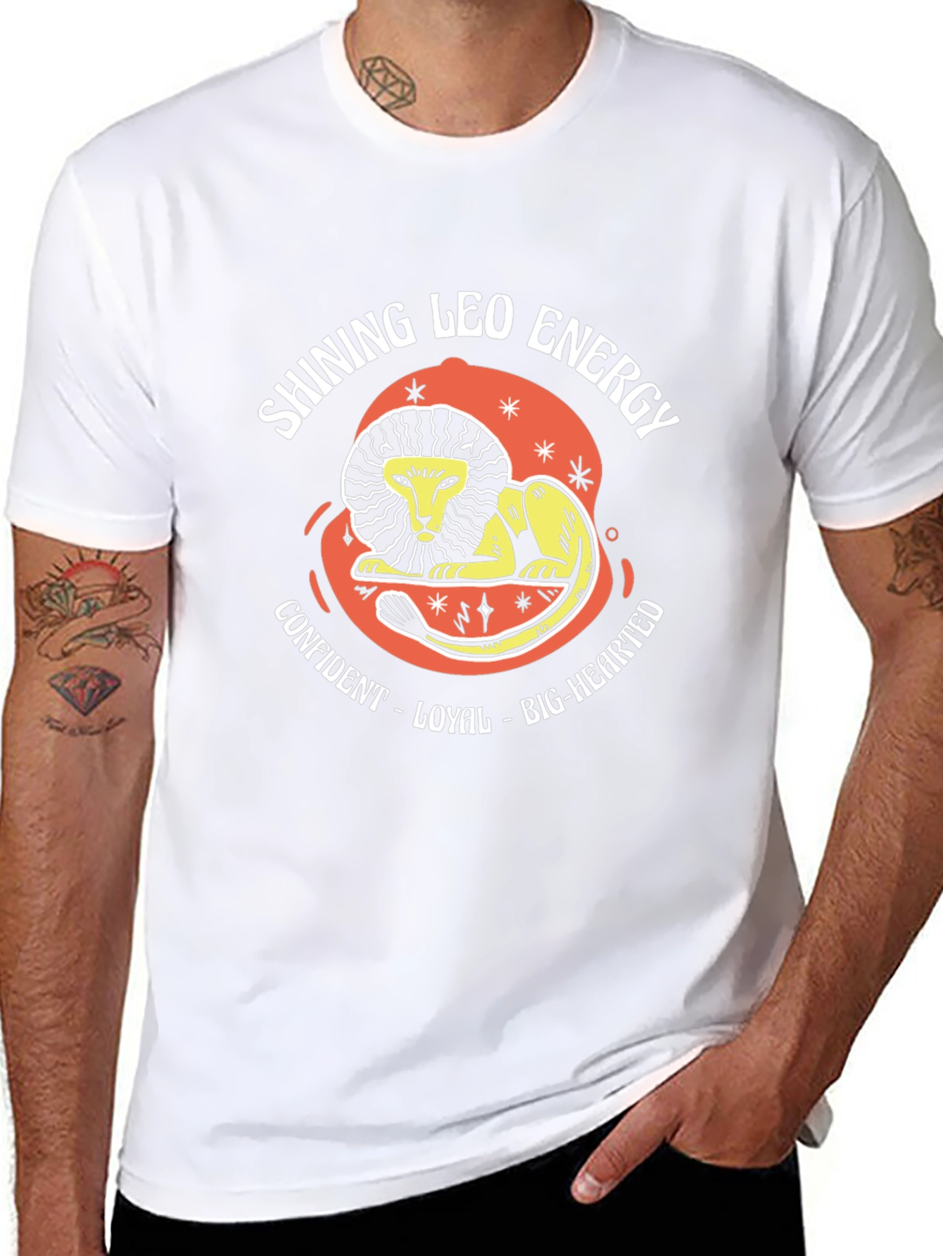 Shining Leo Energy Graphic T-Shirt