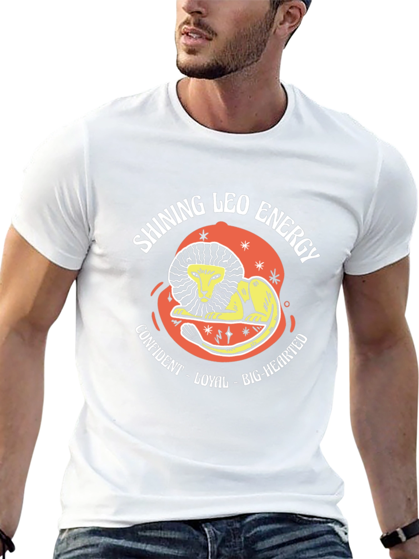 Shining Leo Energy Graphic T-Shirt