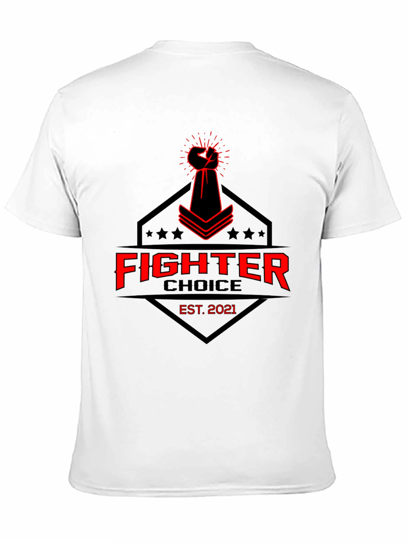 Fighter Choice Black Graphic Tee