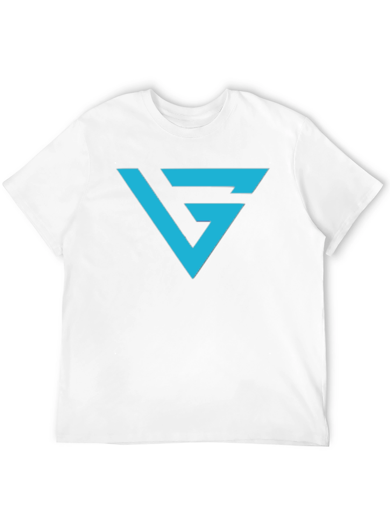 Black T-Shirt with Blue G Logo Graphic