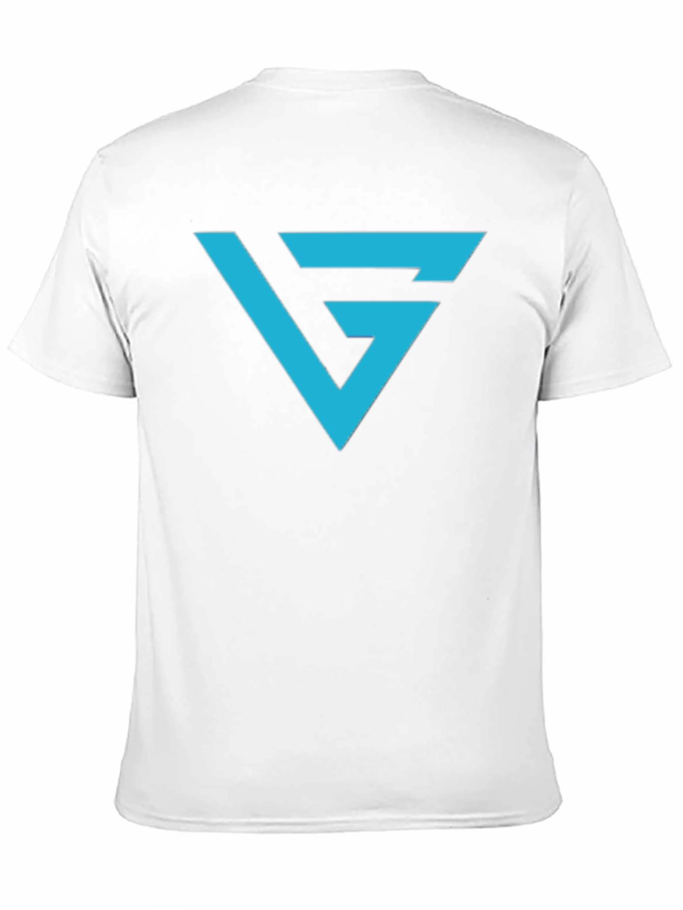 Black T-Shirt with Blue G Logo Graphic