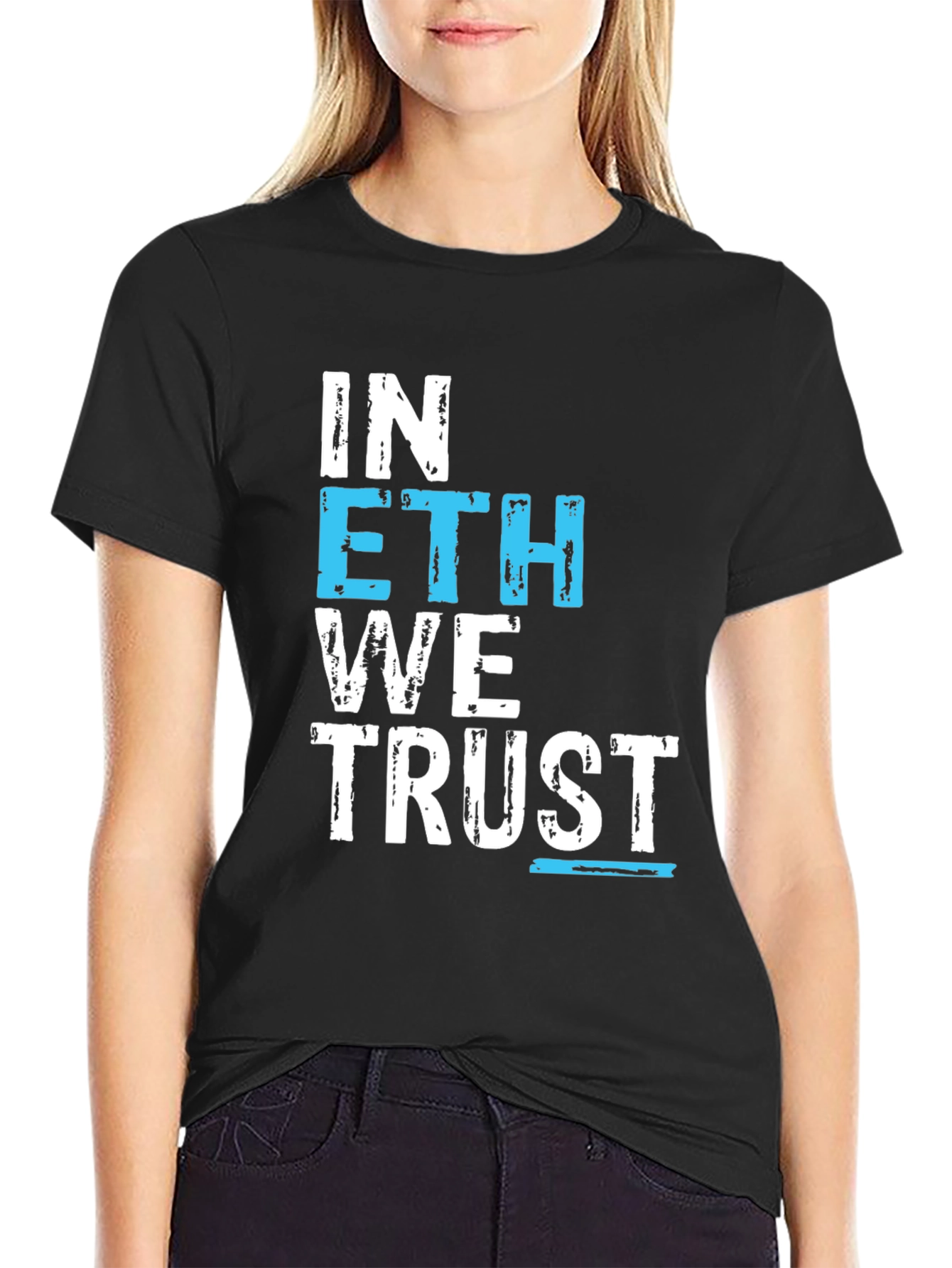In ETH We Trust Graphic Tee - Crypto Enthusiast