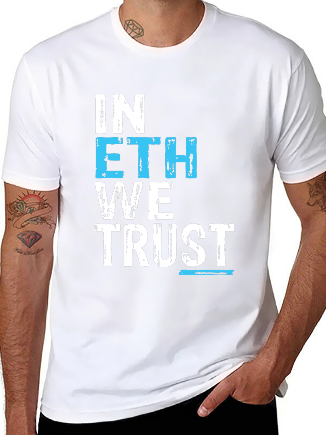 In ETH We Trust Graphic Tee - Crypto Enthusiast