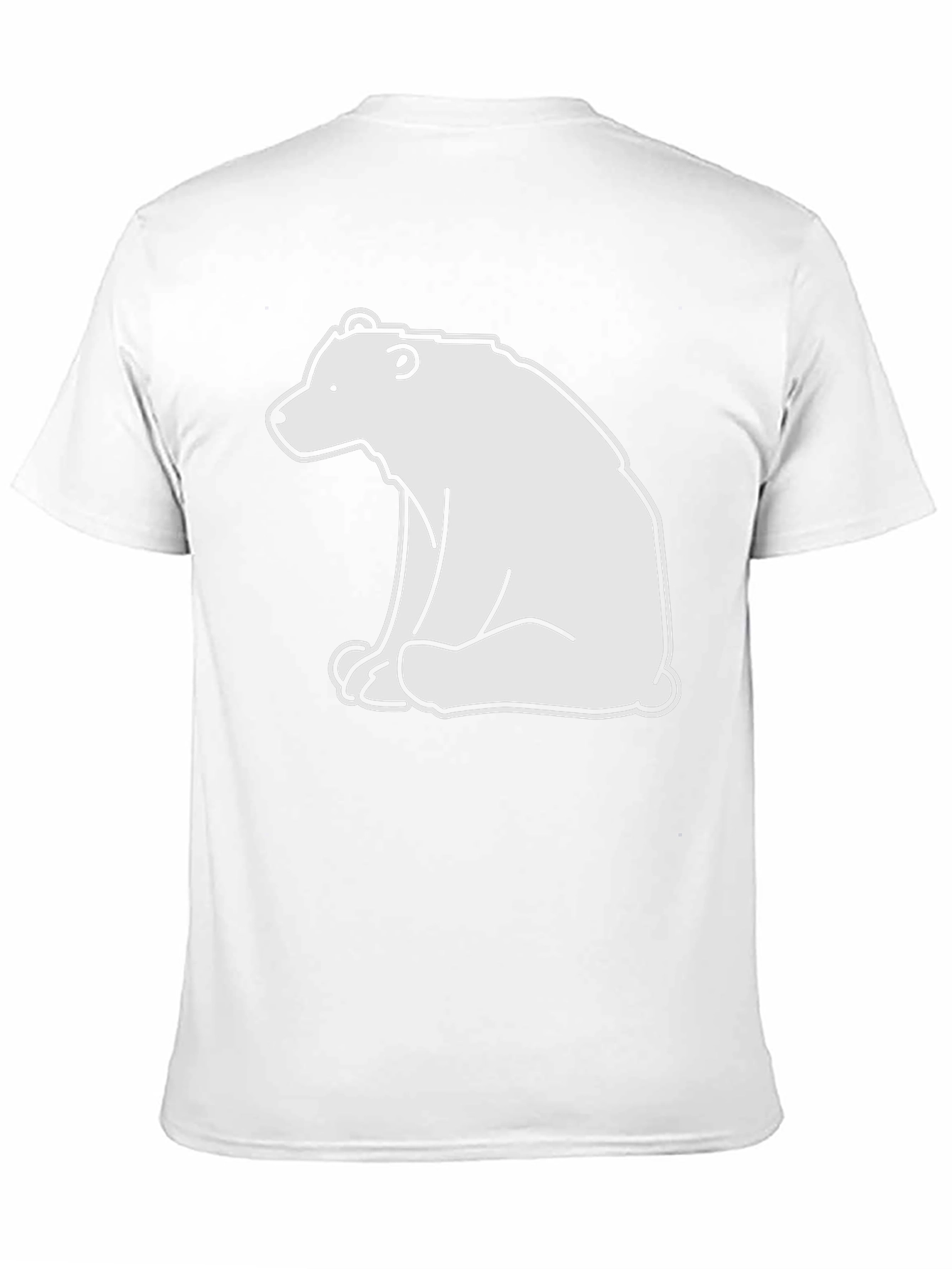 Bear Graphic Black T-Shirt - Casual Comfort