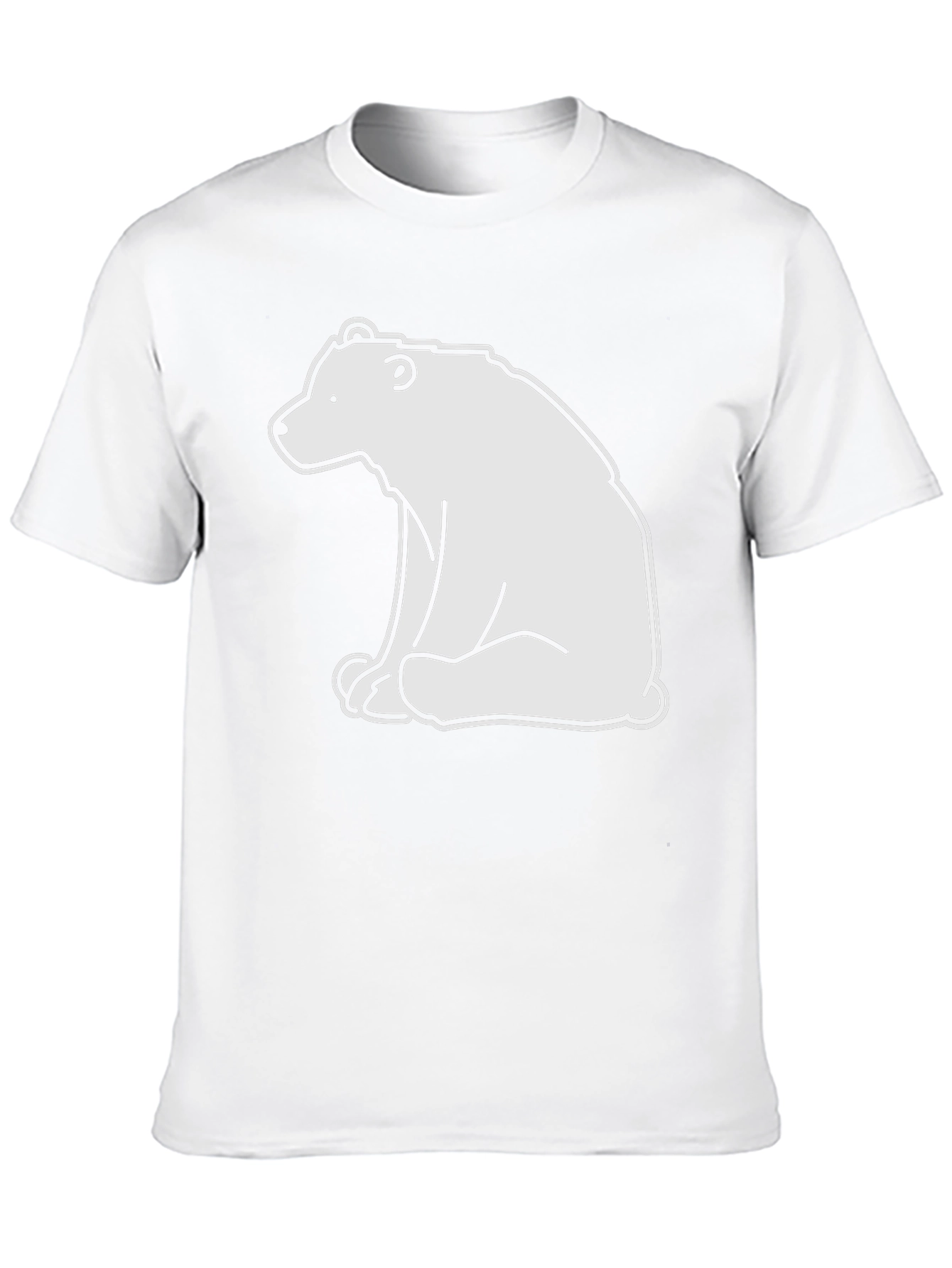 Bear Graphic Black T-Shirt - Casual Comfort