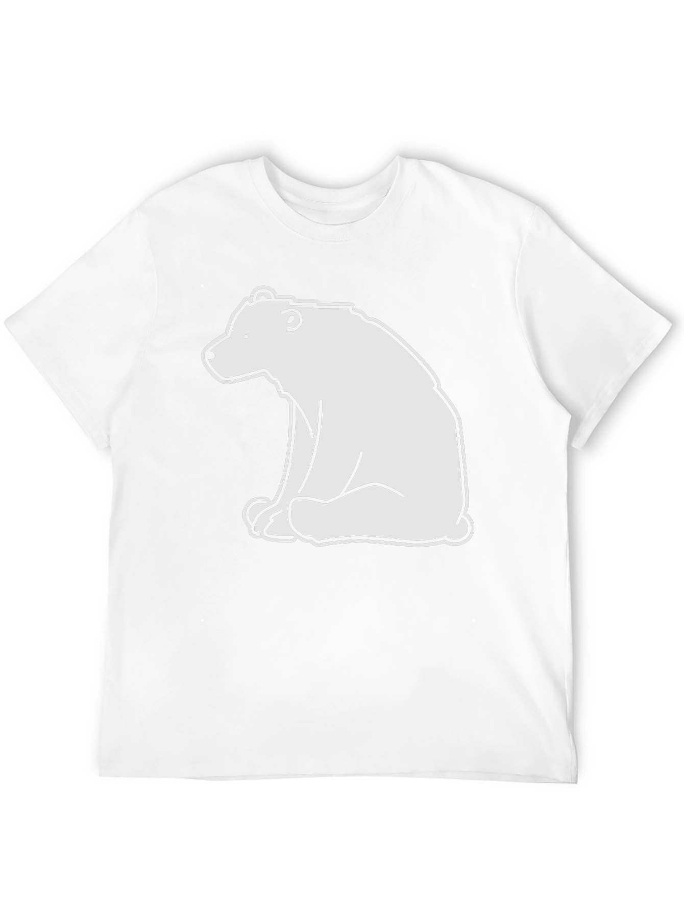 Bear Graphic Black T-Shirt - Casual Comfort