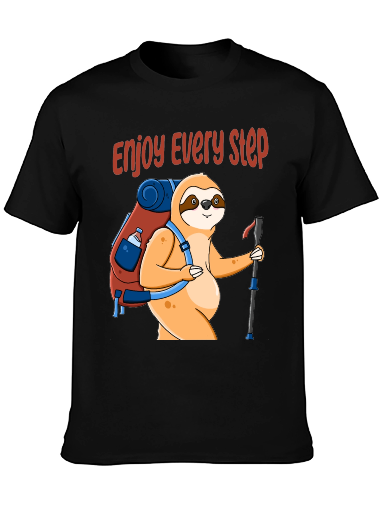Enjoy Every Step Sloth Hiking T-Shirt