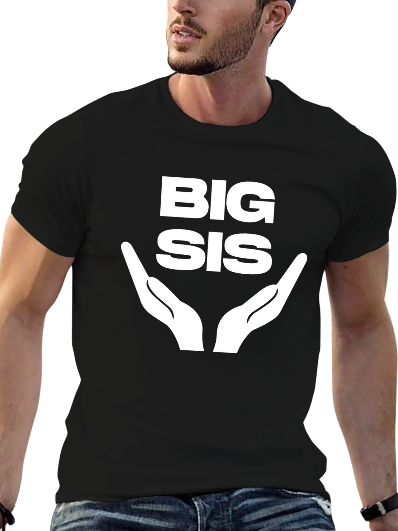 Big Sis Graphic Tee - Sister Gift