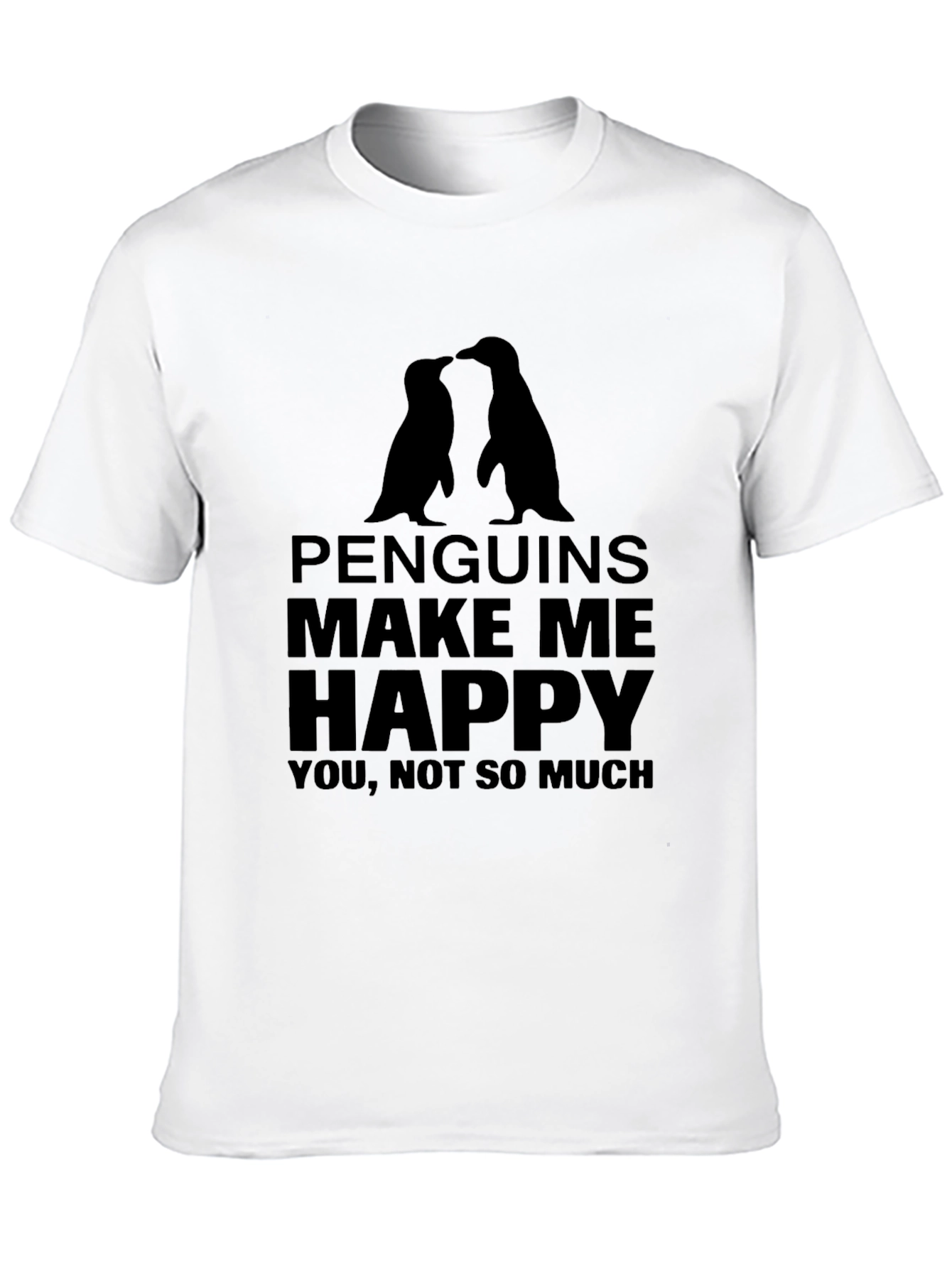 Penguins Make Me Happy Graphic T-Shirt