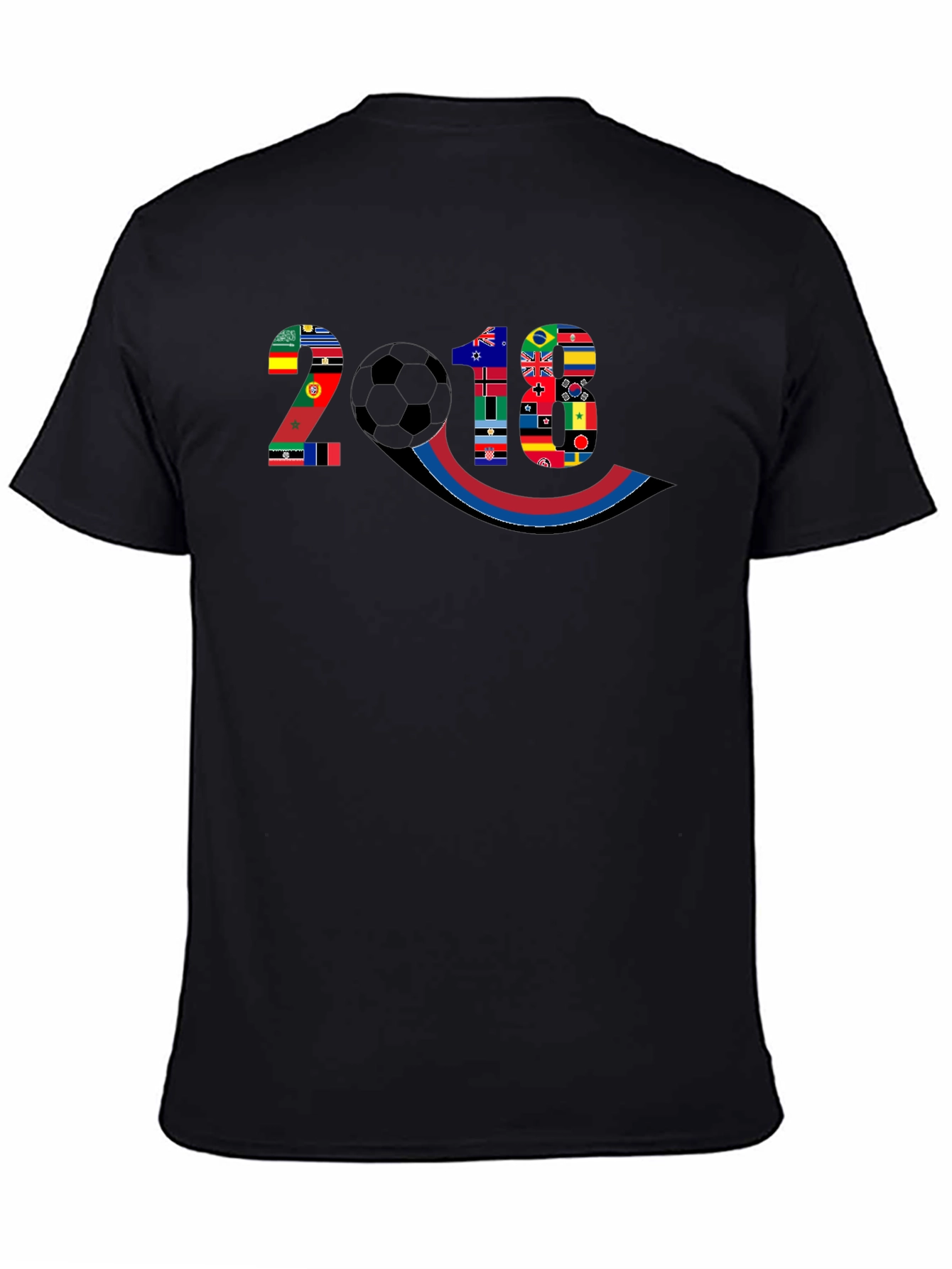 2018 World Flags Soccer Graphic Tee