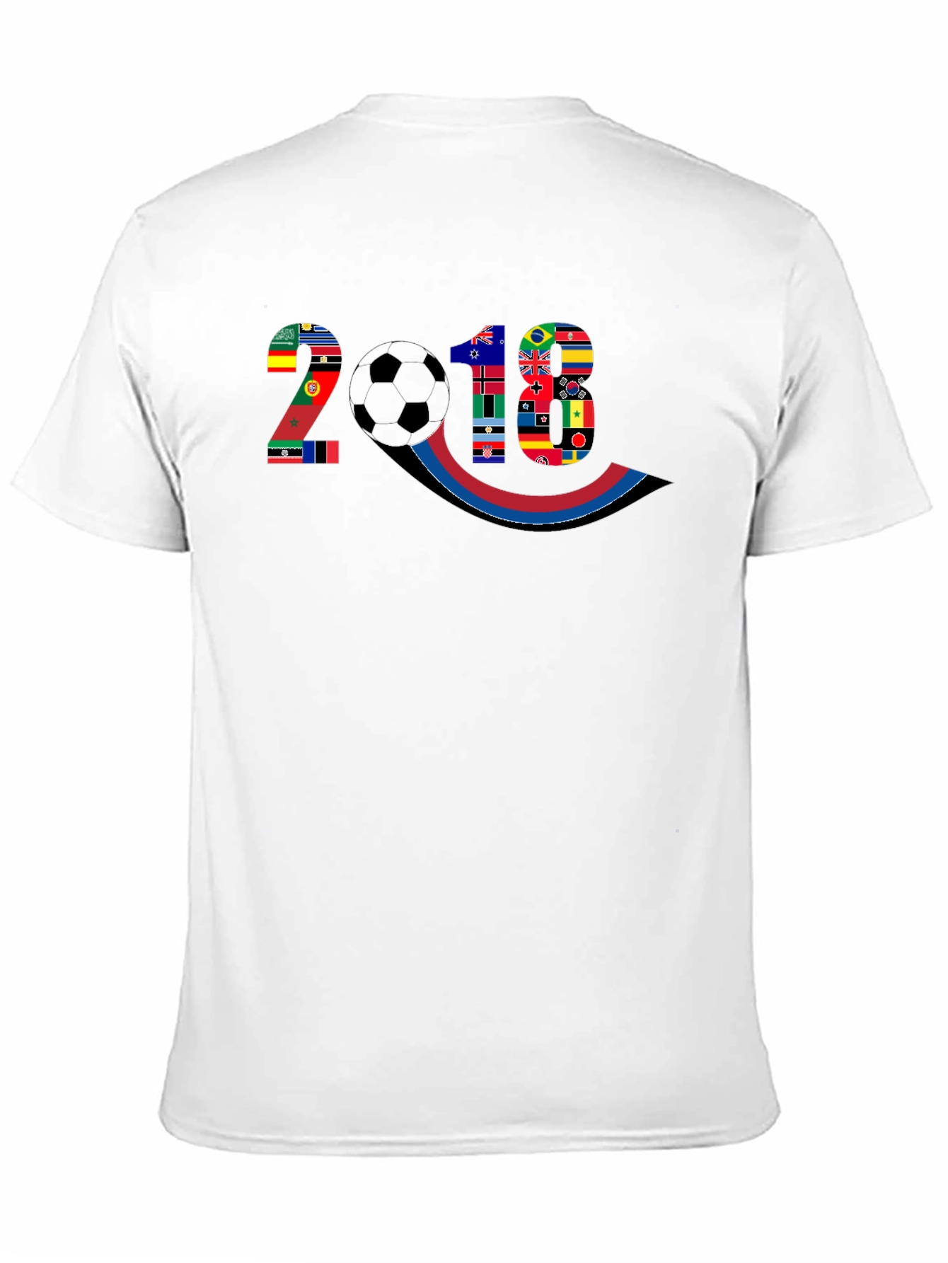 2018 World Flags Soccer Graphic Tee