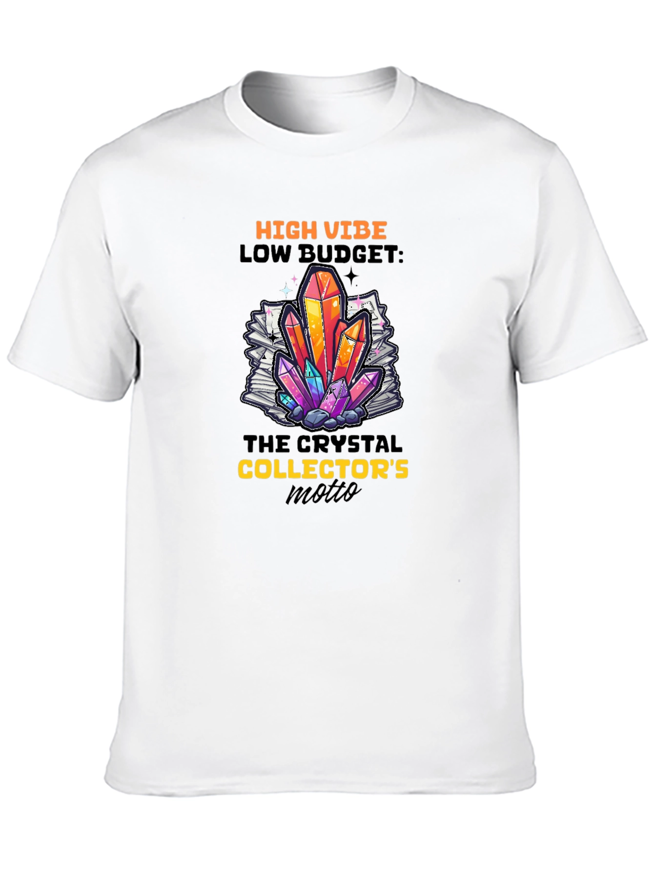 High Vibe Crystal Collector Black T-Shirt