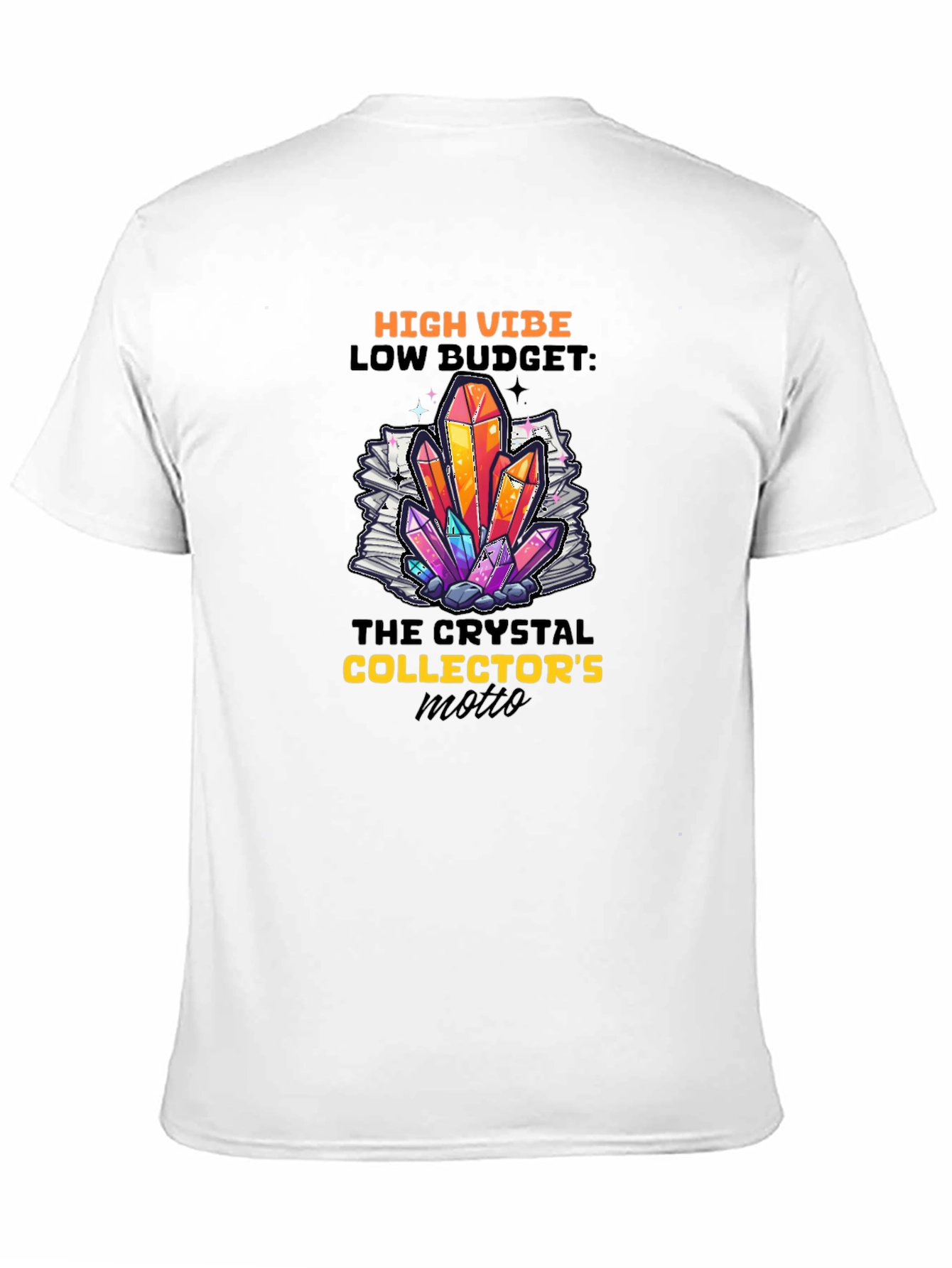 High Vibe Crystal Collector Black T-Shirt