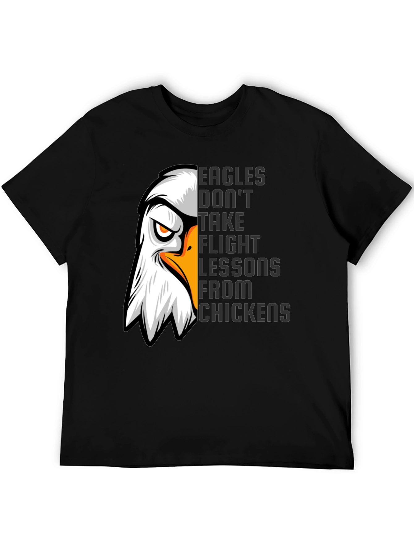 Eagles Dont Take Flight Lessons Mens Graphic Tee