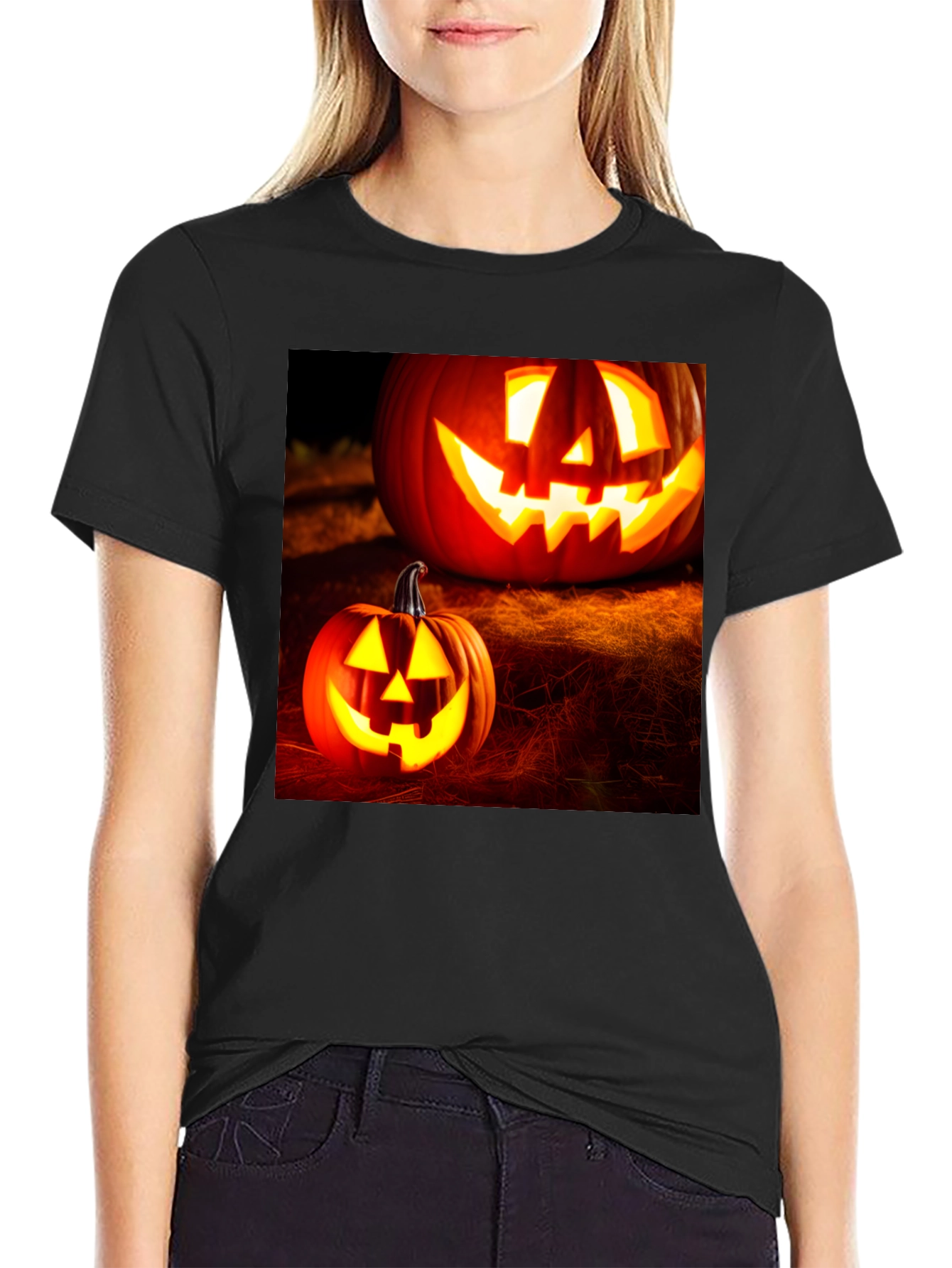 Halloween Pumpkin T-Shirt - Spooky Season Apparel