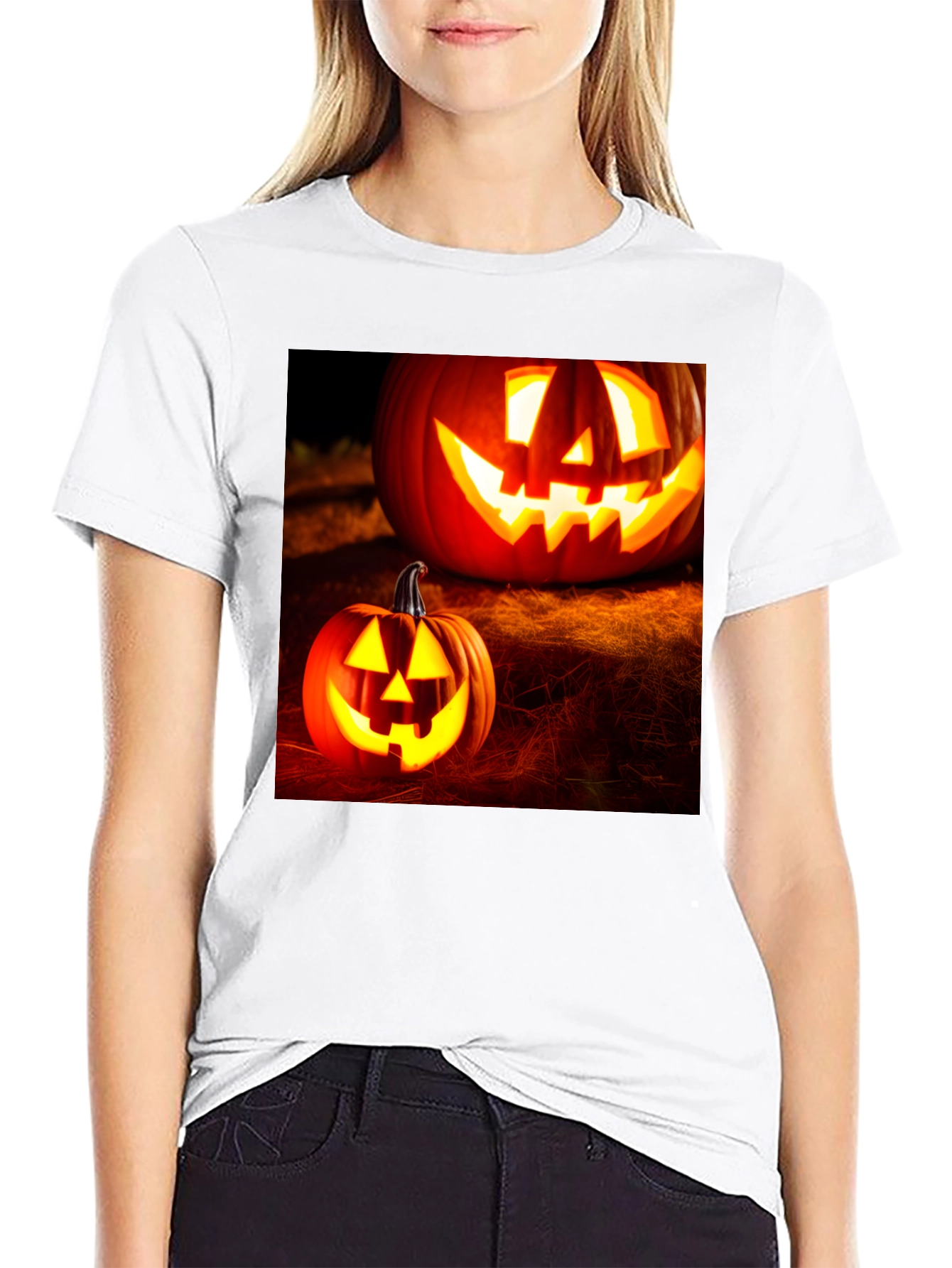 Halloween Pumpkin T-Shirt - Spooky Season Apparel