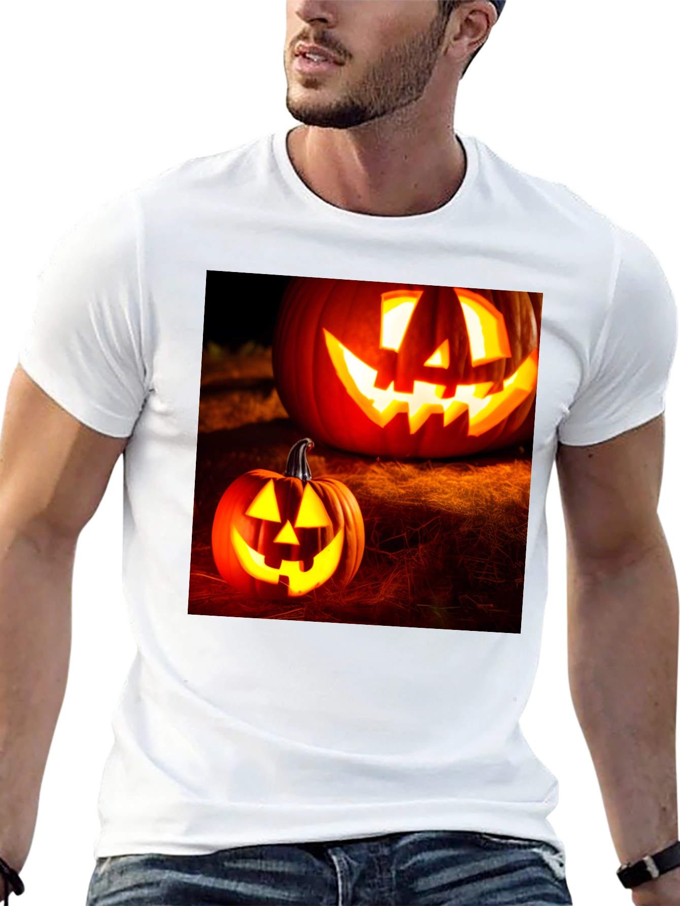 Halloween Pumpkin T-Shirt - Spooky Season Apparel