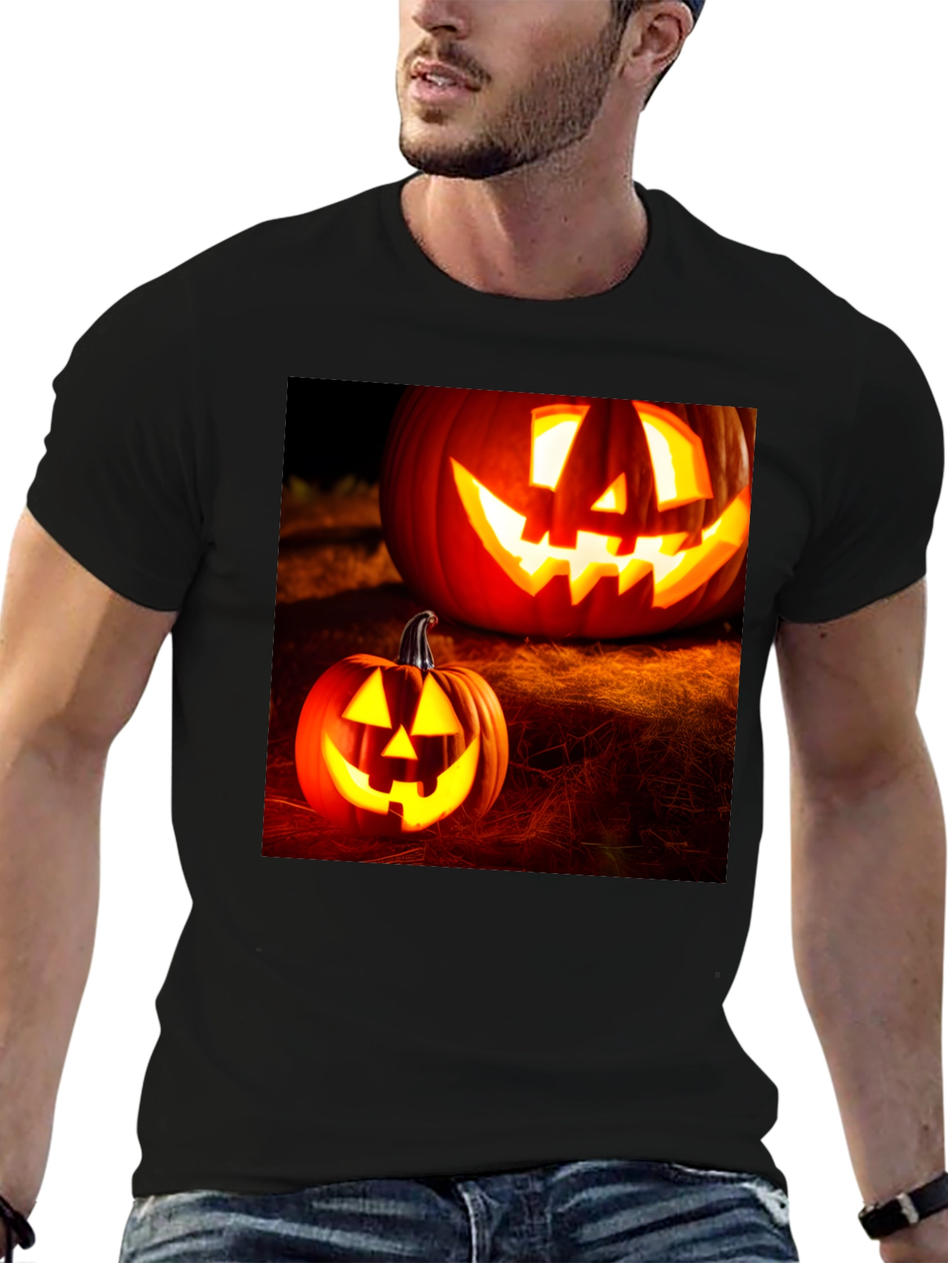 Halloween Pumpkin T-Shirt - Spooky Season Apparel