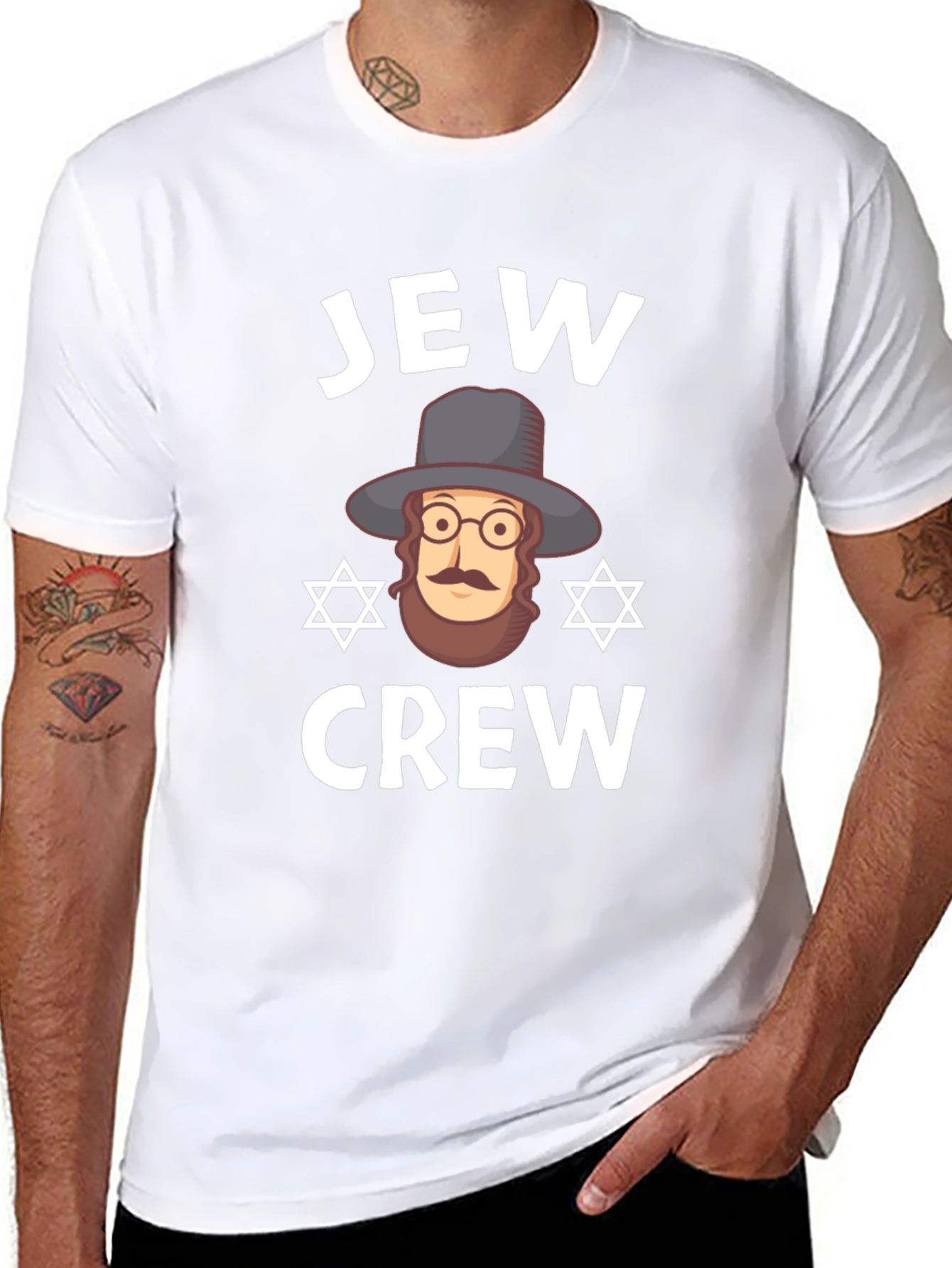 Jew Crew T-Shirt - Funny Jewish Pride Tee