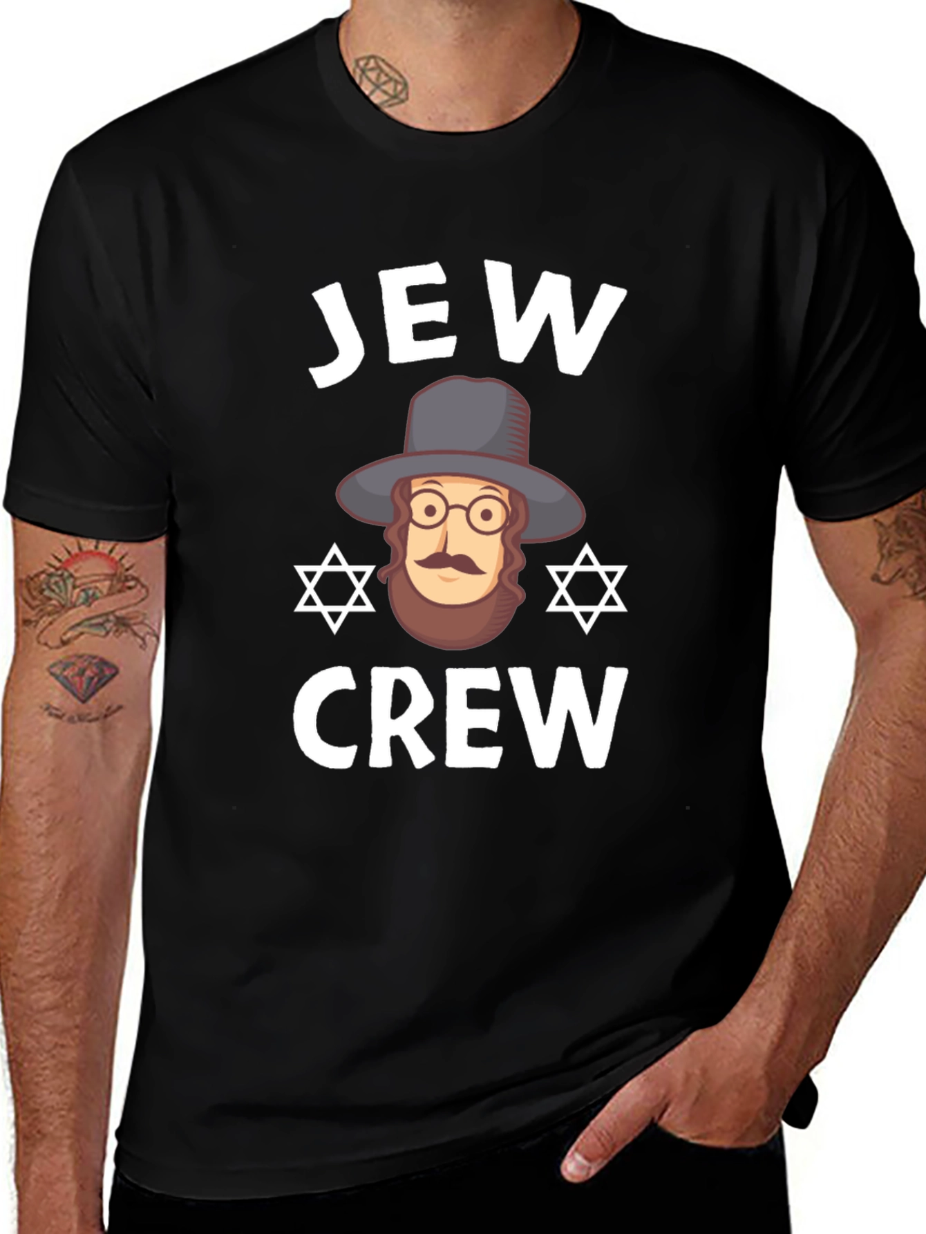 Jew Crew T-Shirt - Funny Jewish Pride Tee