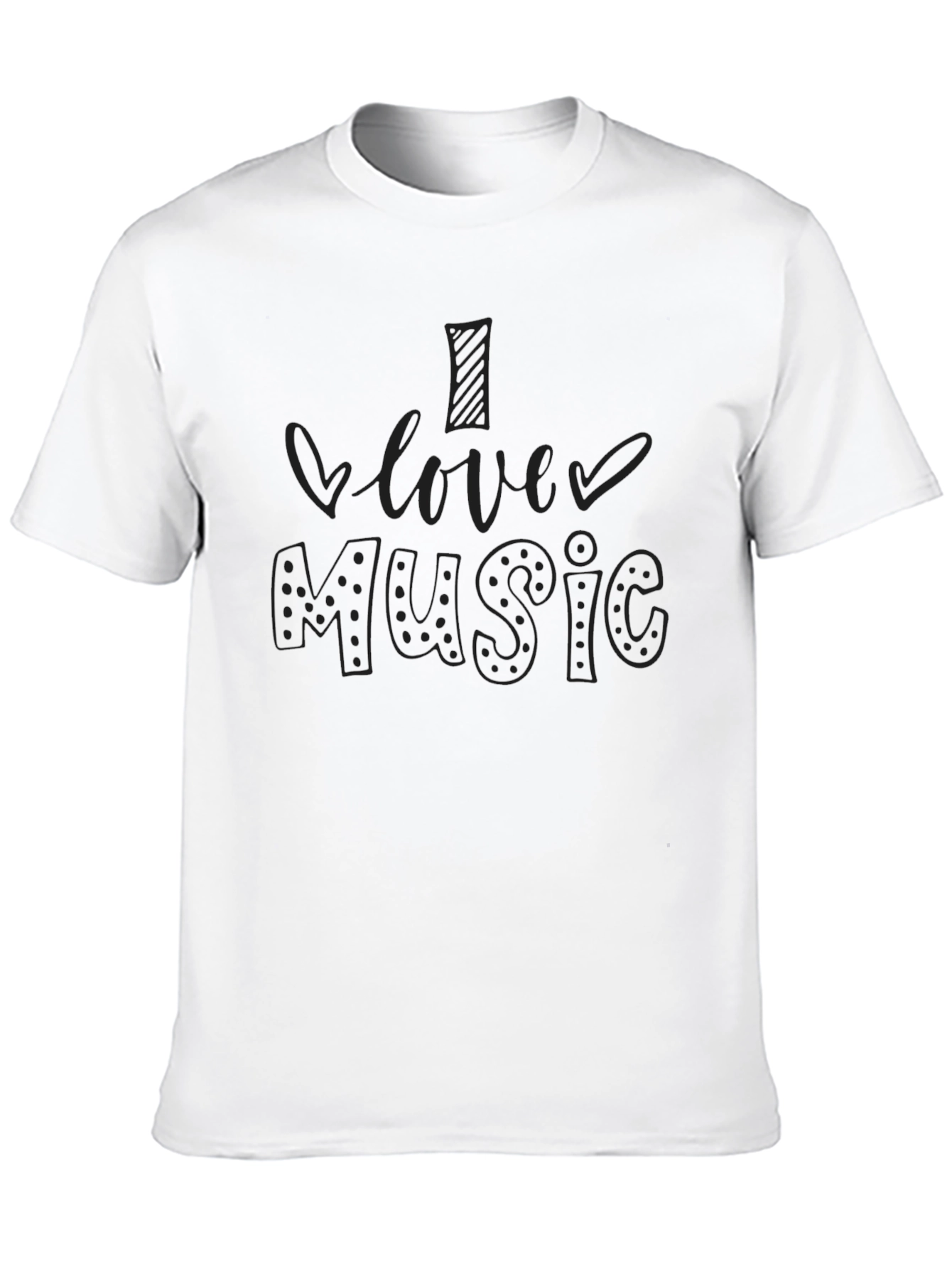 I Love Music Graphic T-Shirt