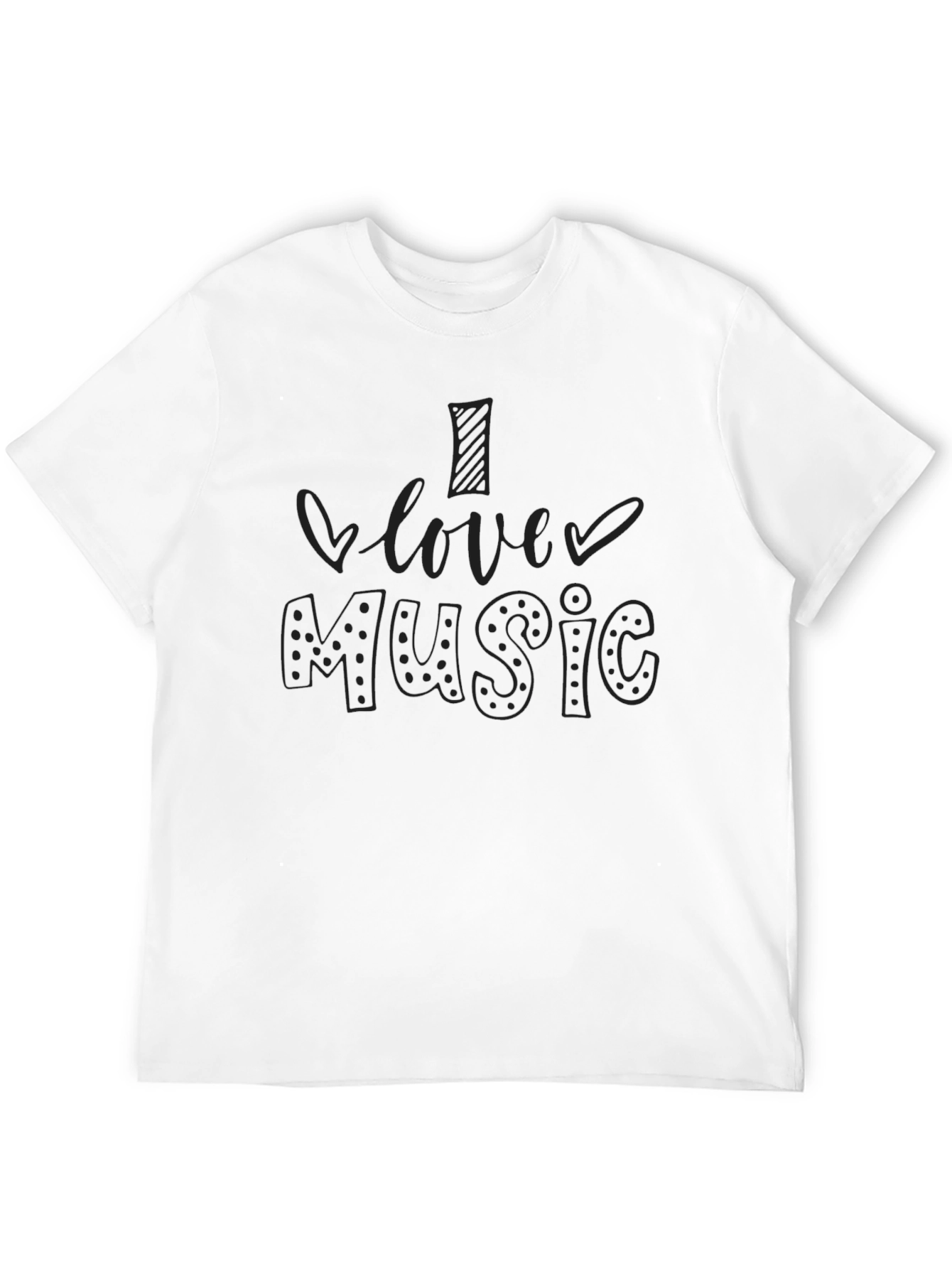 I Love Music Graphic T-Shirt