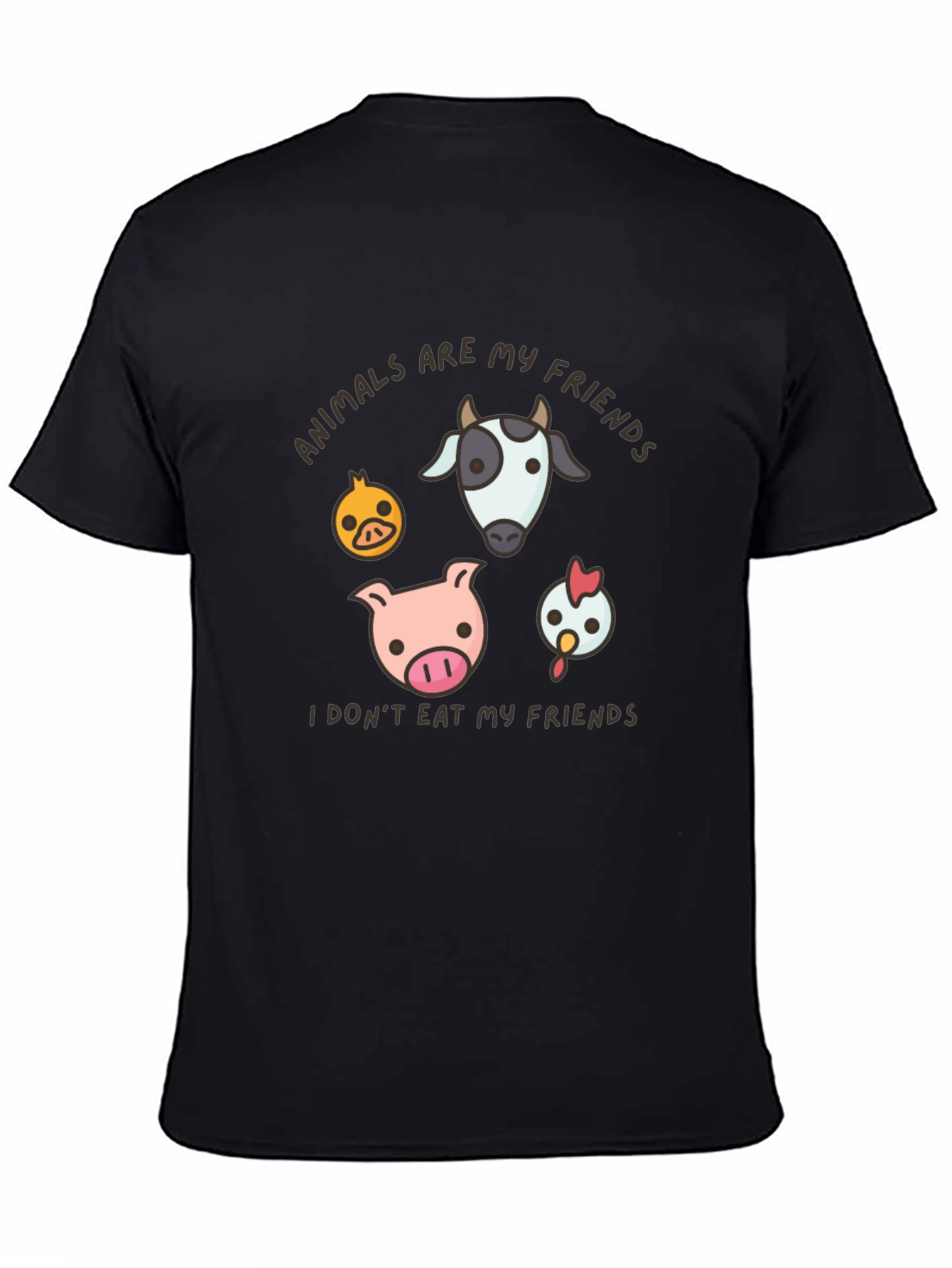Vegan T-Shirt - Animals Are My Friends Tee