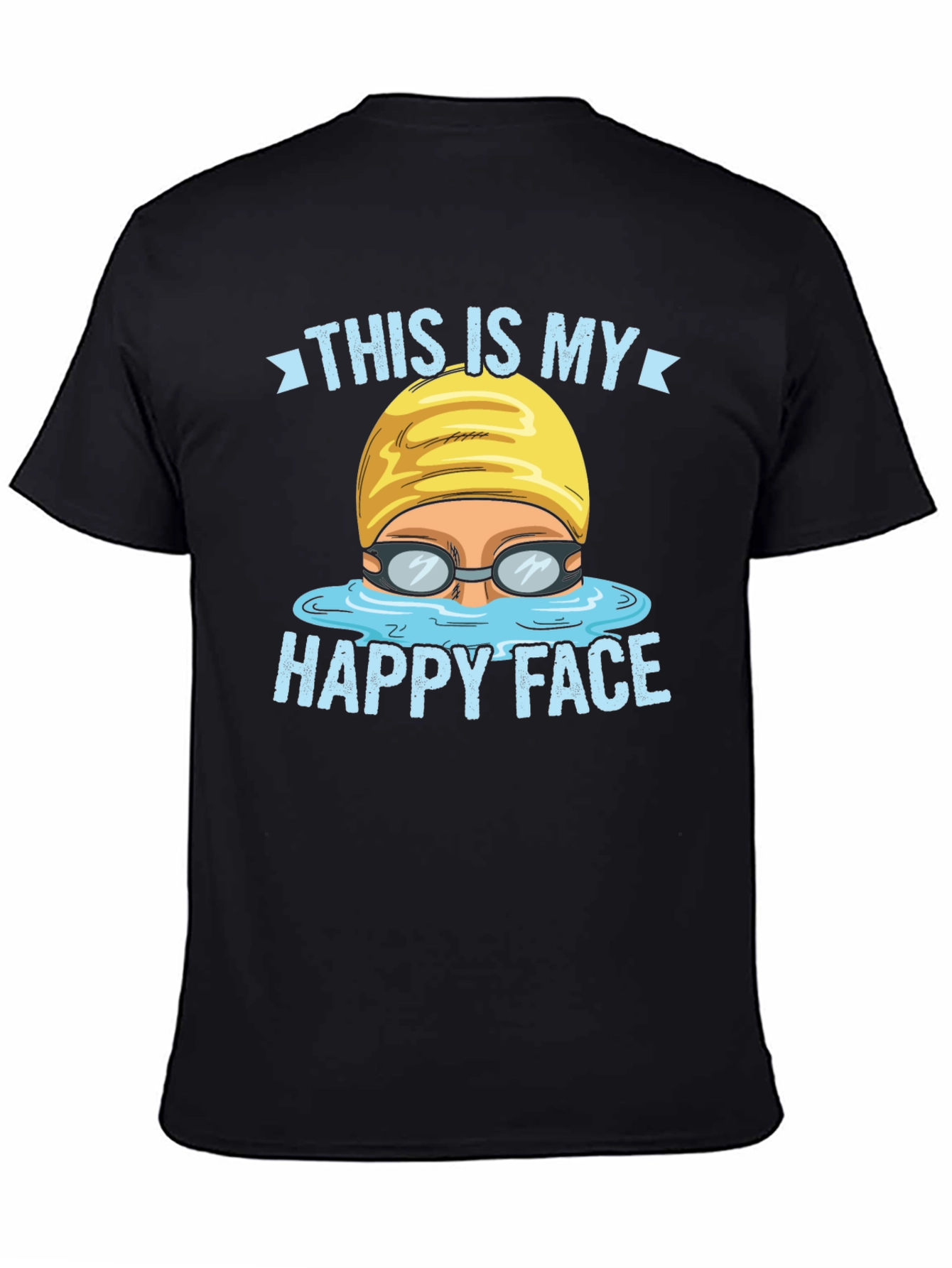 Swimmers Happy Face Graphic Tee