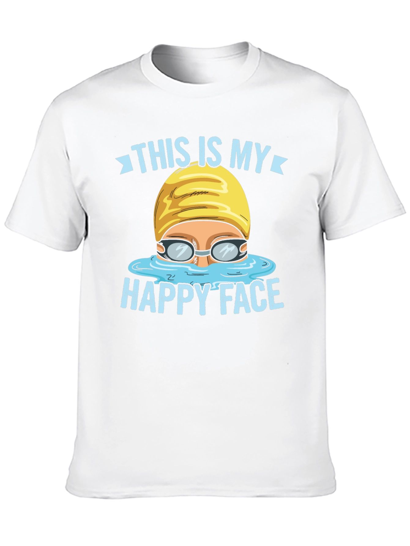 Swimmers Happy Face Graphic Tee