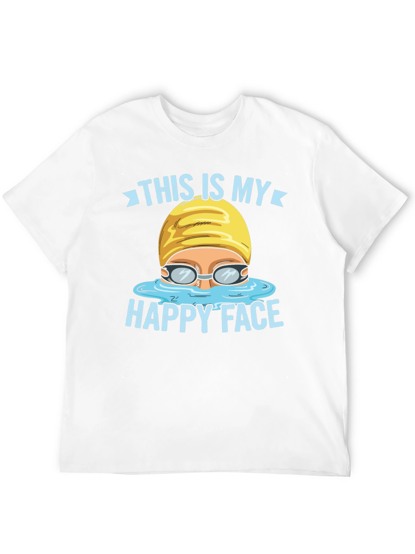 Swimmers Happy Face Graphic Tee