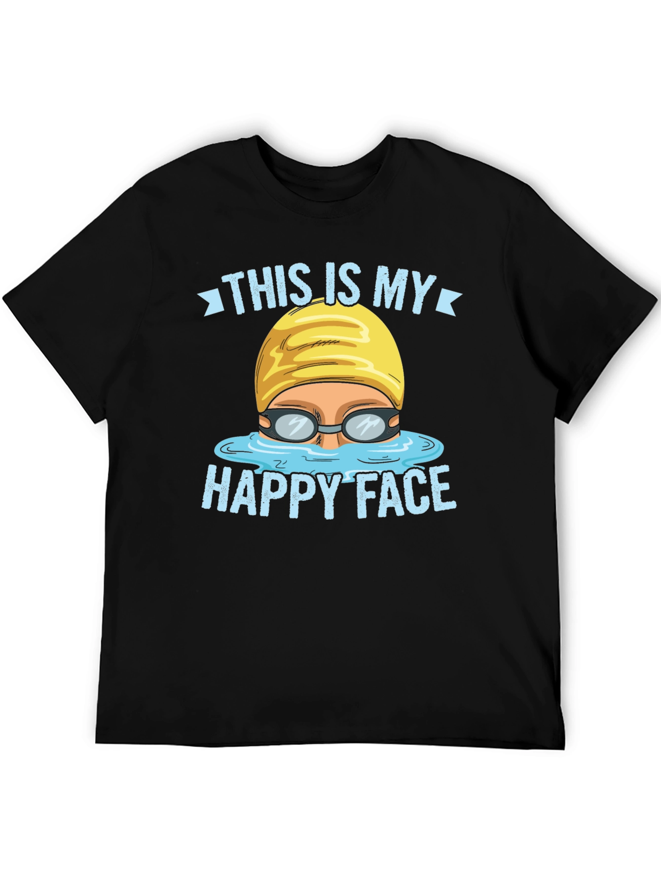 Swimmers Happy Face Graphic Tee