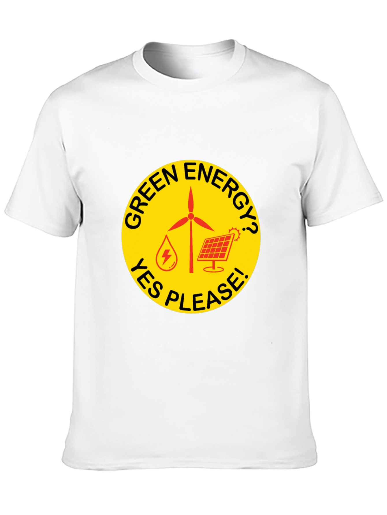 Green Energy T-Shirt - Yes Please!