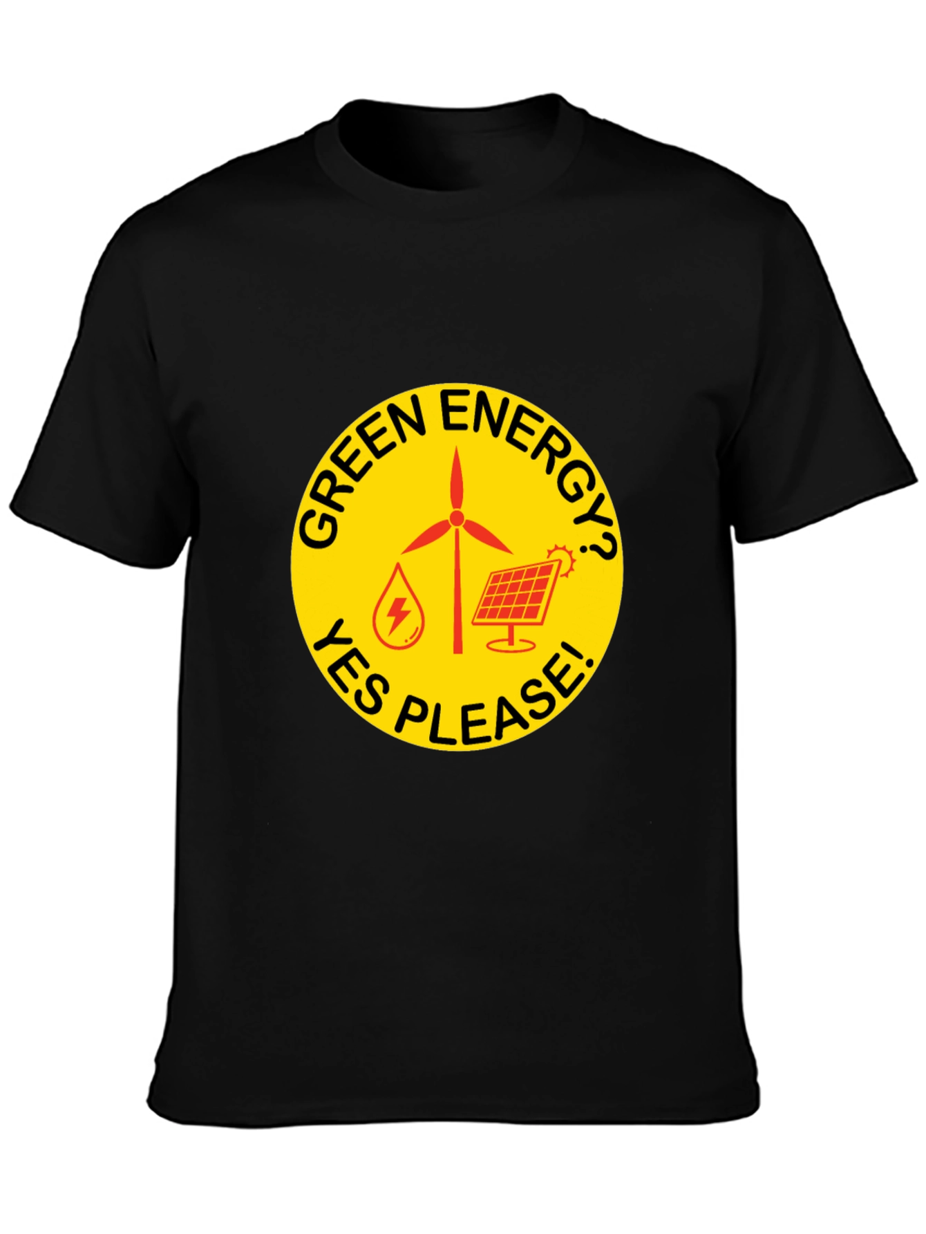 Green Energy T-Shirt - Yes Please!