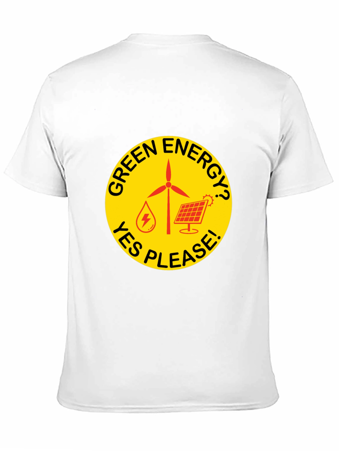 Green Energy T-Shirt - Yes Please!